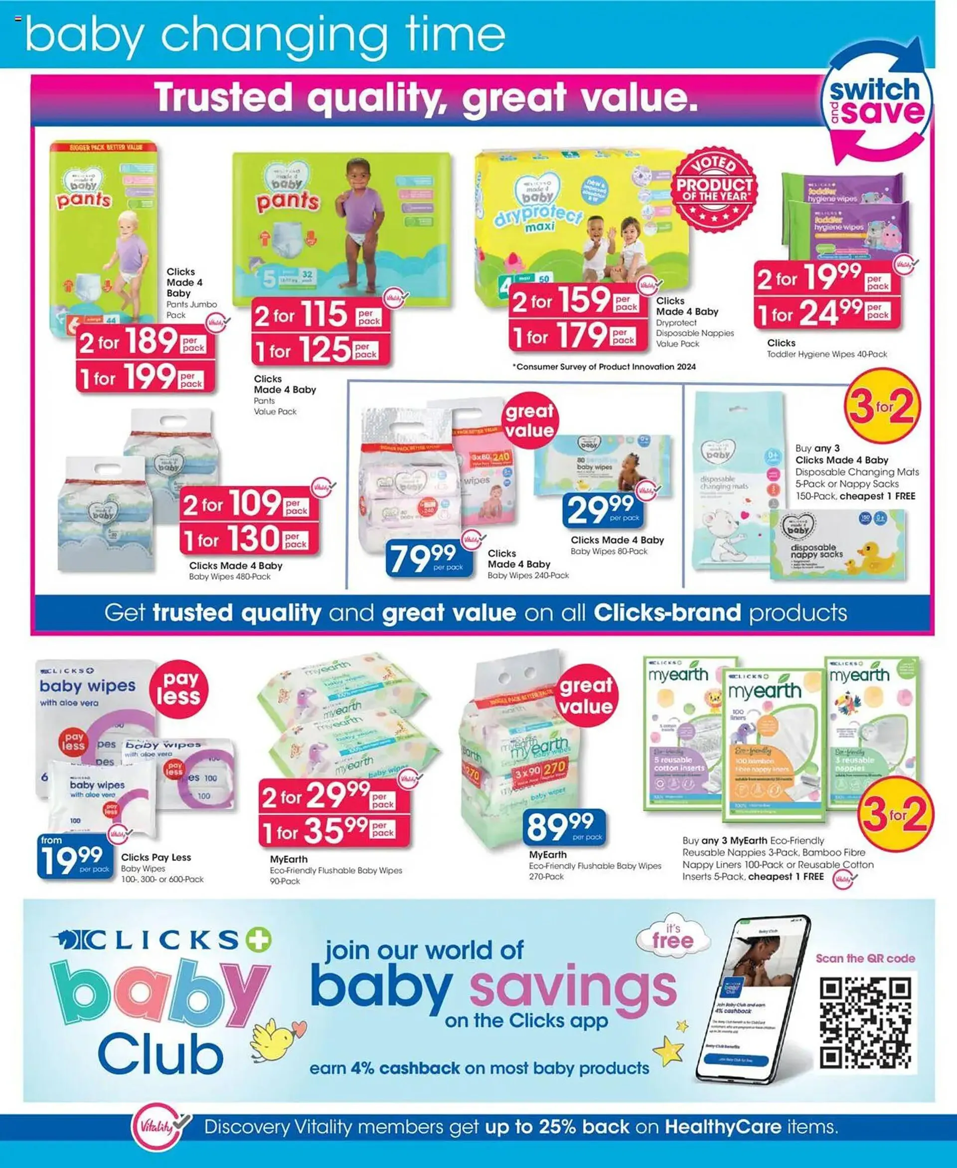 Clicks catalogue from 28 November to 11 December 2024 - Catalogue Page 34