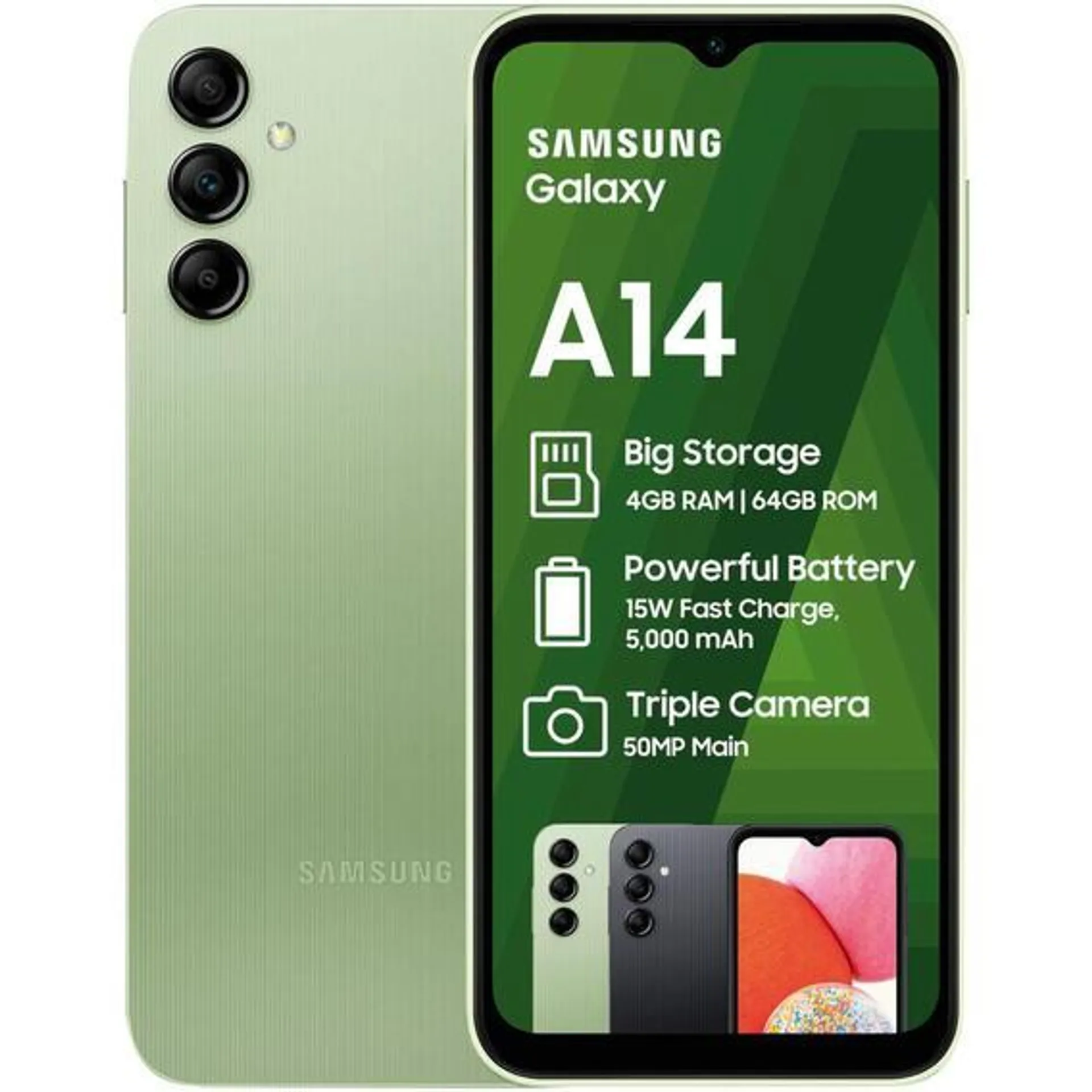 Samsung Galaxy A14 Green