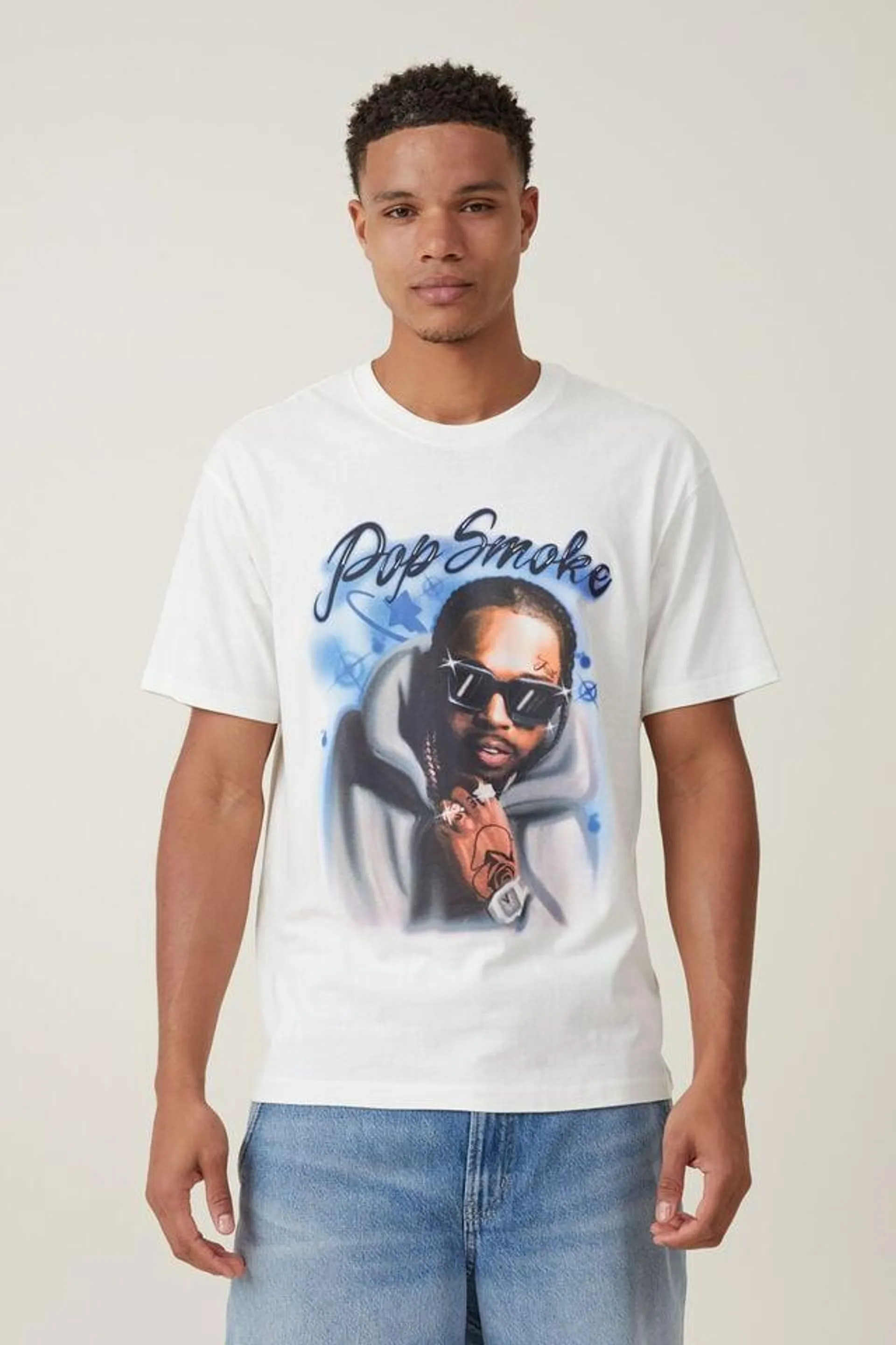 Pop Smoke Loose Fit Music T-Shirt