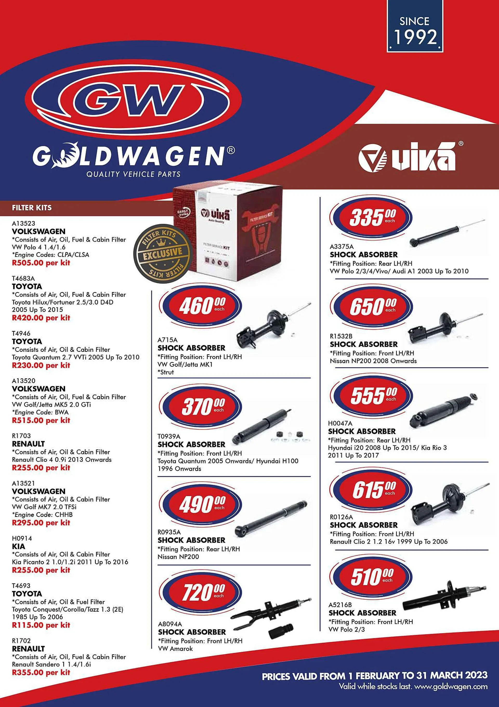 Goldwagen catalogue - 1