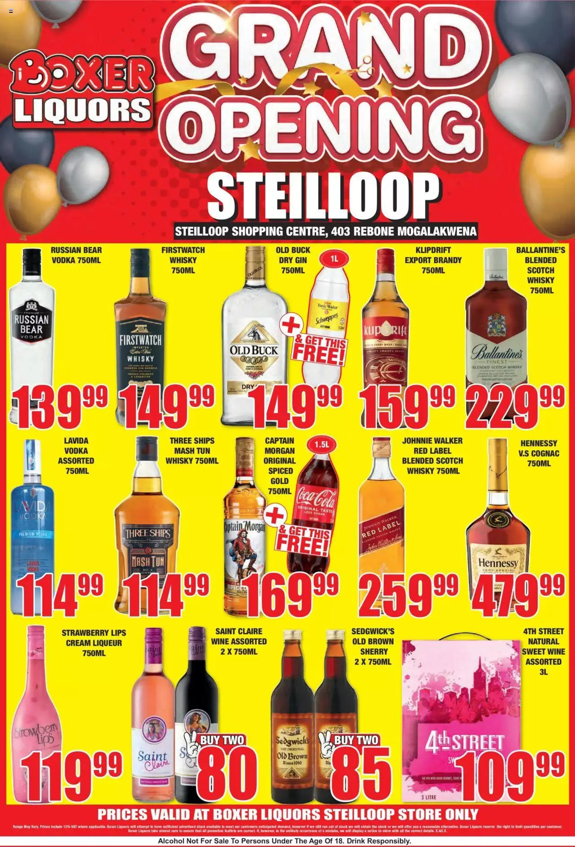 Boxer - Limpopo - Steilloop Liquor Grand Opening from 31 May to 9 June 2024 - Catalogue Page 2