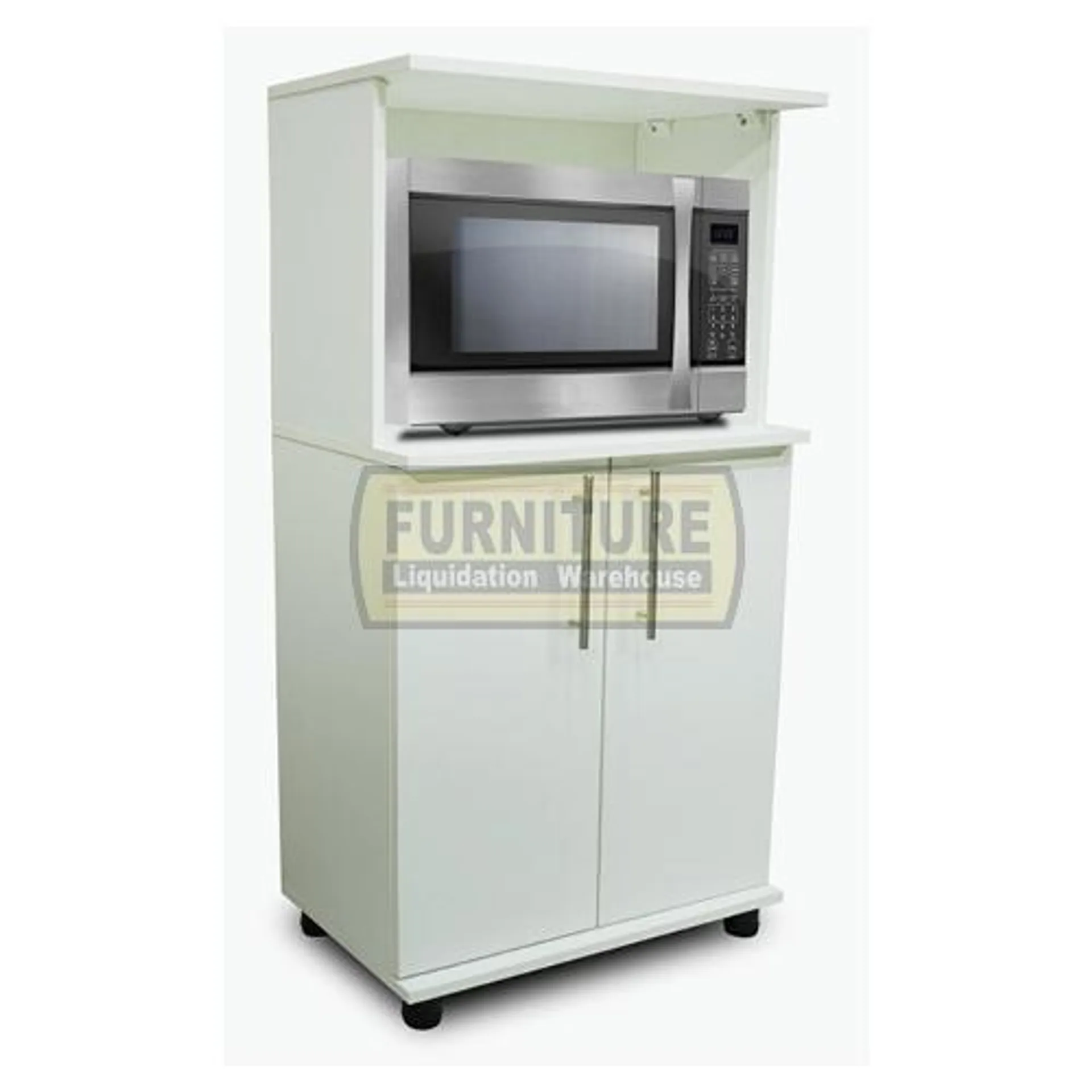 Dynamic Microwave Pantry Cabinet