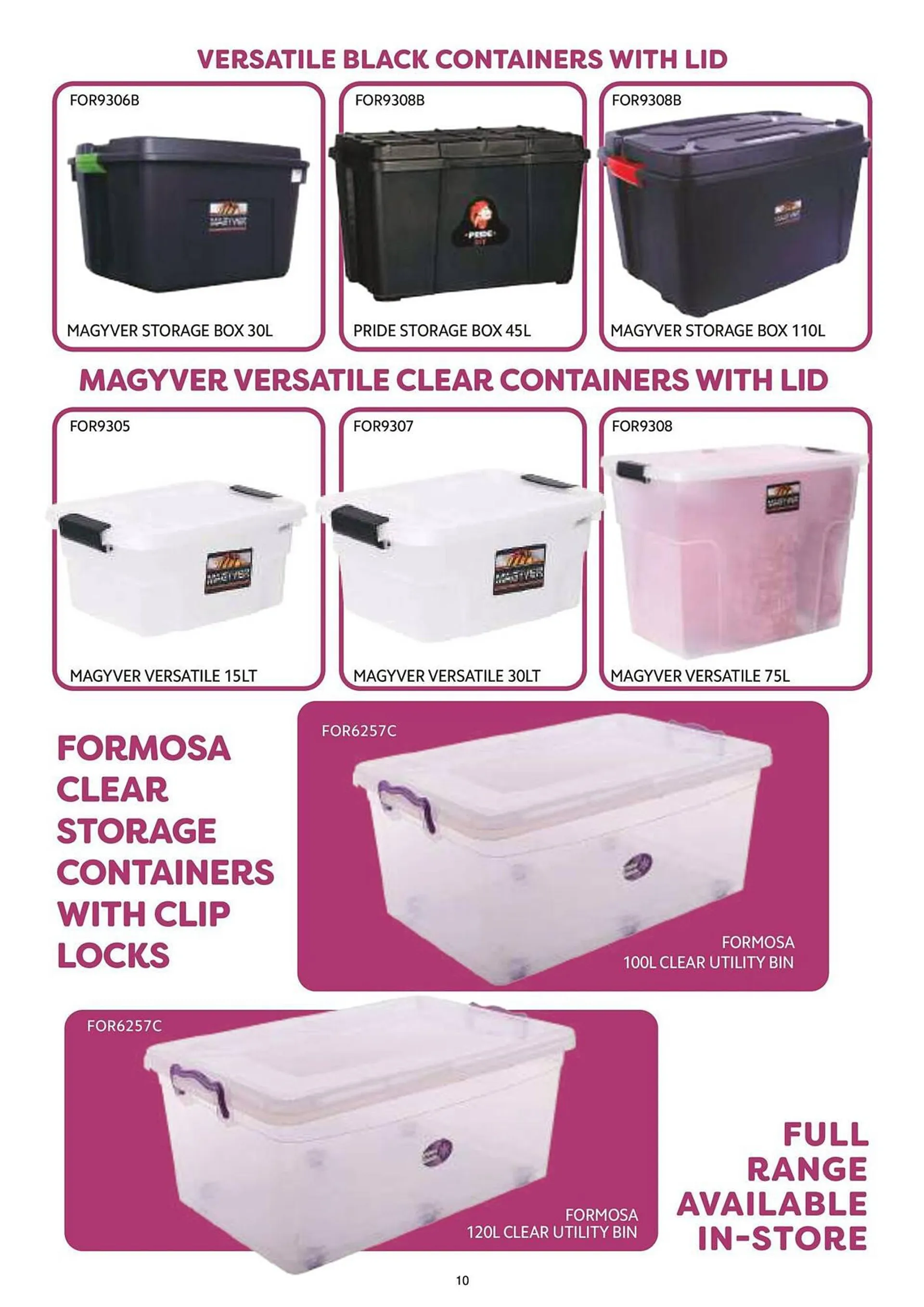 Mambo's Plastics Warehouse catalogue from 7 November to 31 December 2024 - Catalogue Page 11