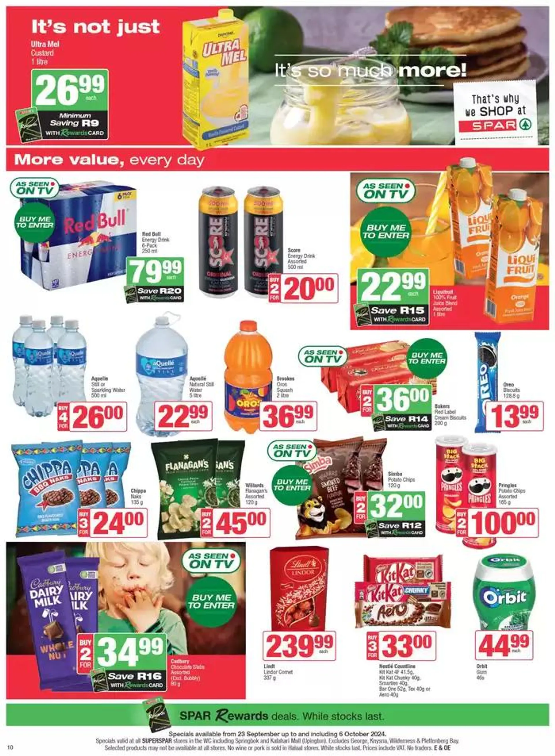 Specials SuperSpar from 24 September to 6 October 2024 - Catalogue Page 10