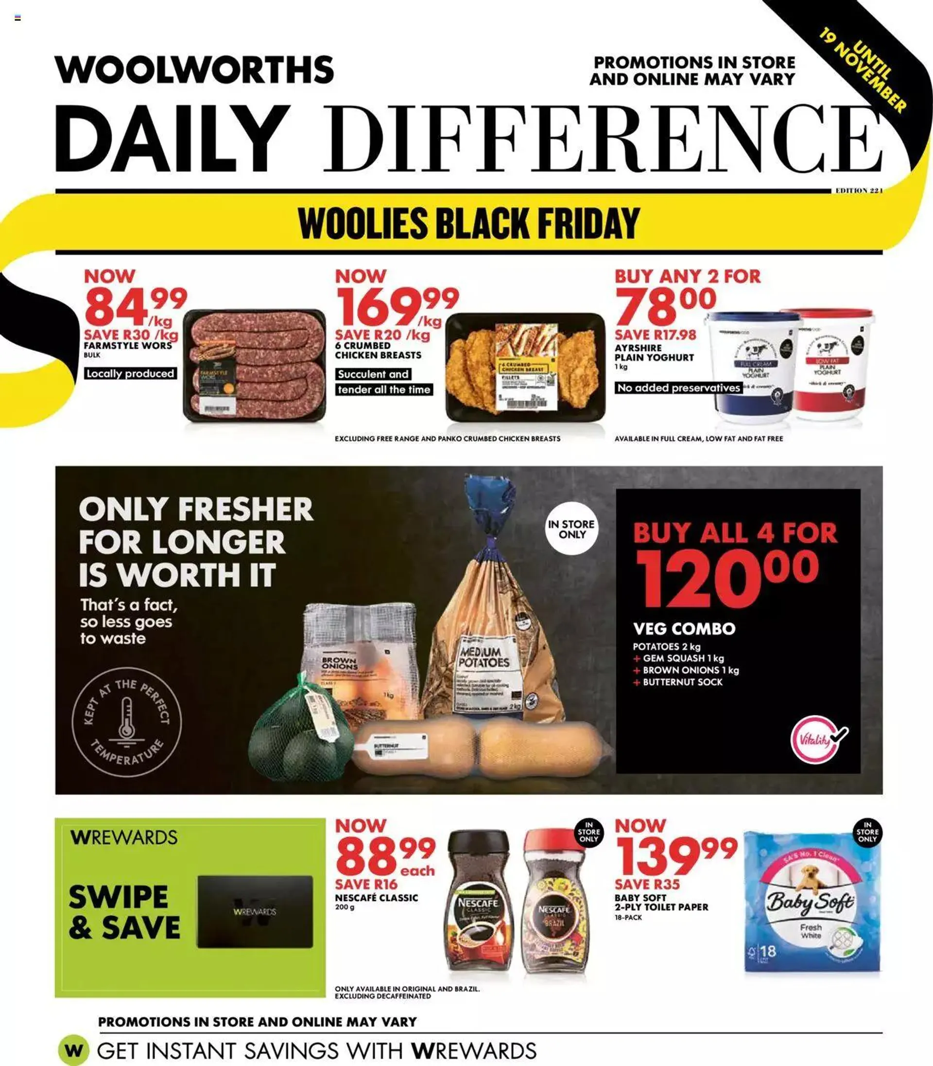 Woolworths Daily Difference - Gauteng