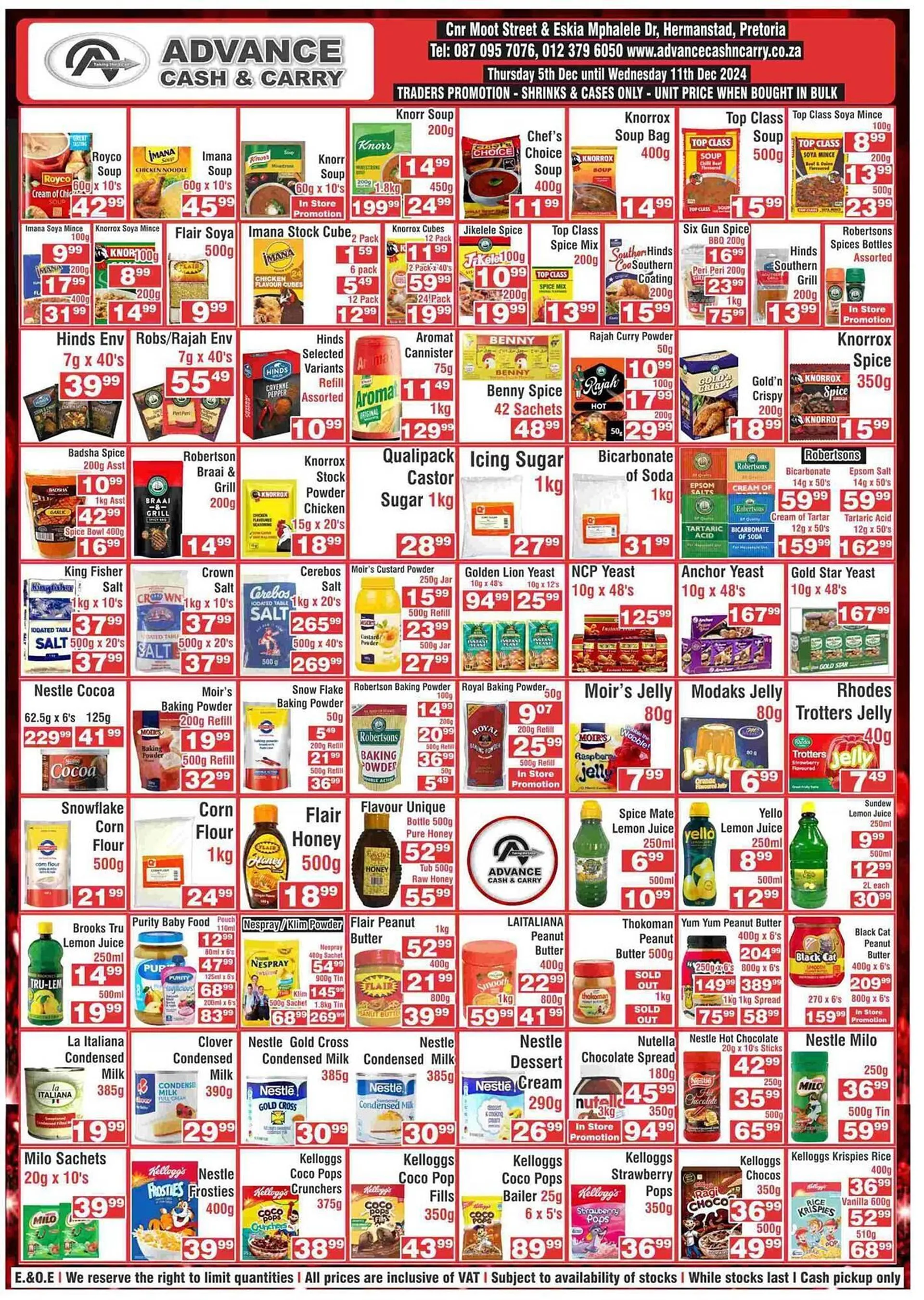 Advance Cash n Carry catalogue from 6 December to 11 December 2024 - Catalogue Page 5