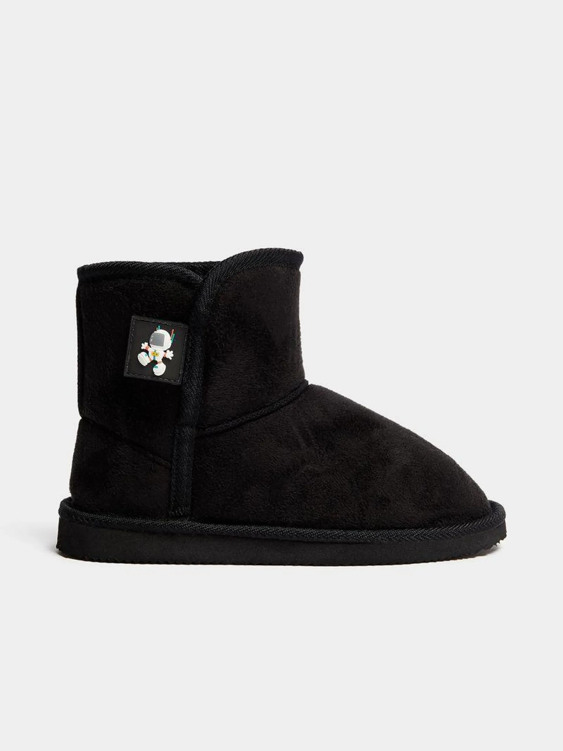 Jet Older Boys Black Comfy Boot