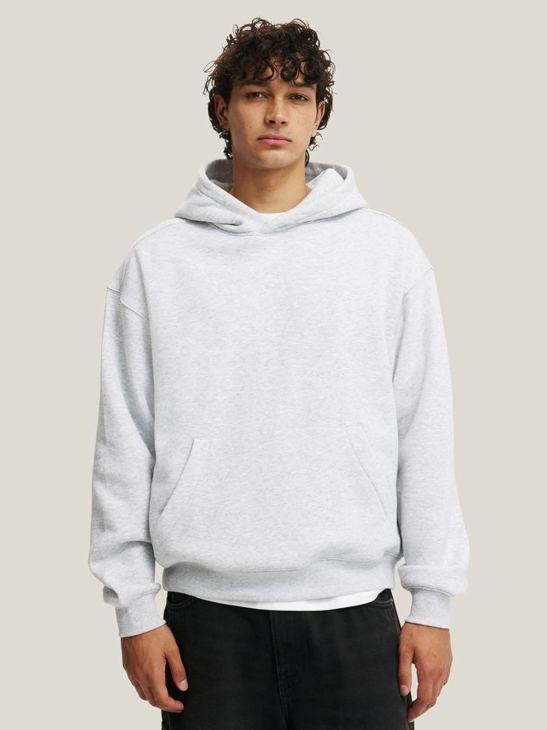 Men's Cotton On Grey Box Fit Hoodie