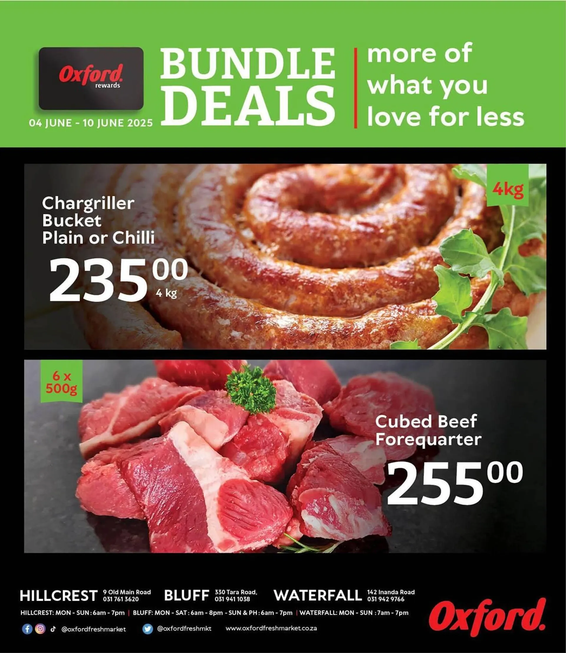 Oxford Freshmarket catalogue from 4 June to 10 June 2025 - Catalogue Page 1