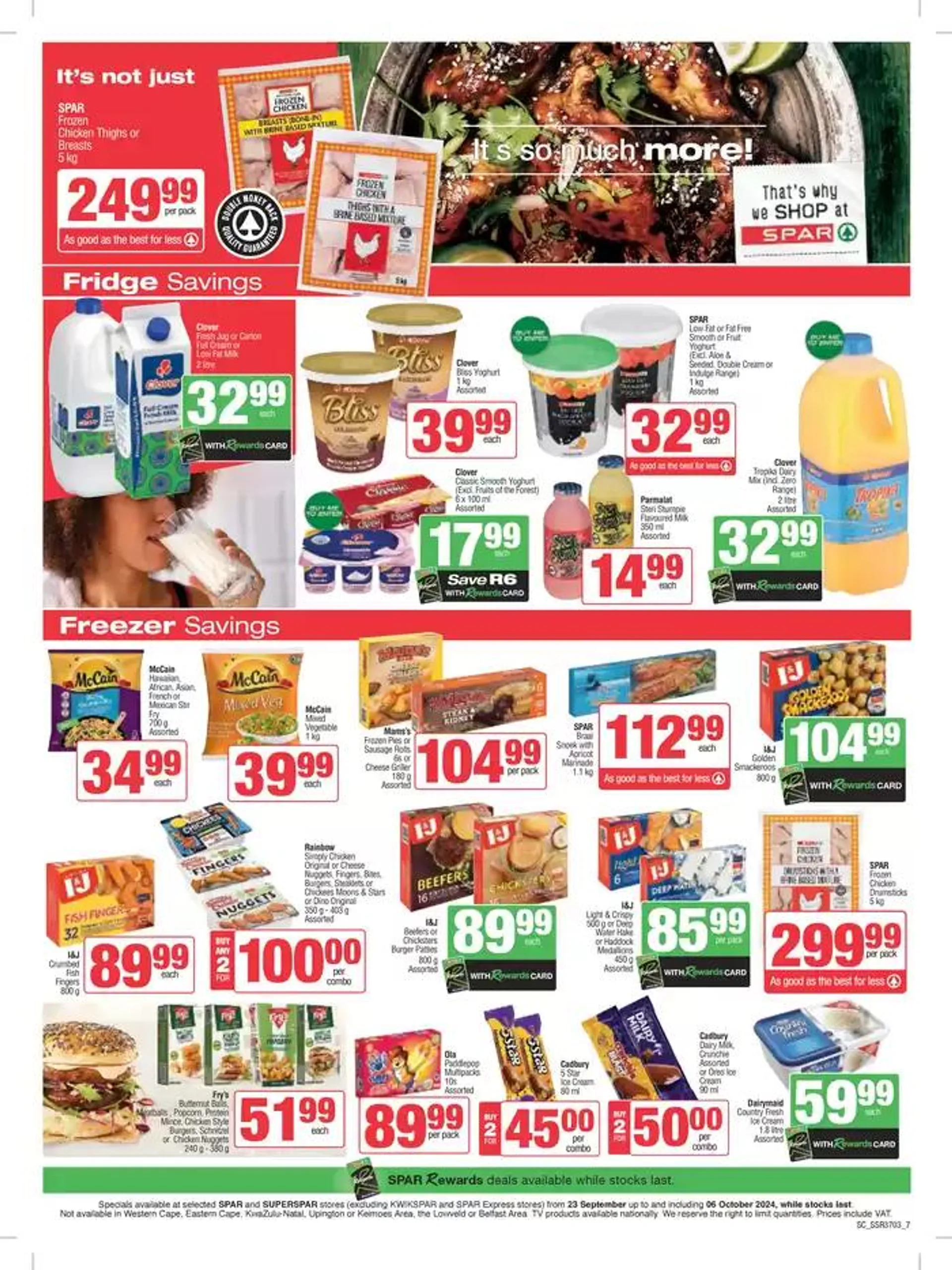 Specials Spar from 23 September to 6 October 2024 - Catalogue Page 7