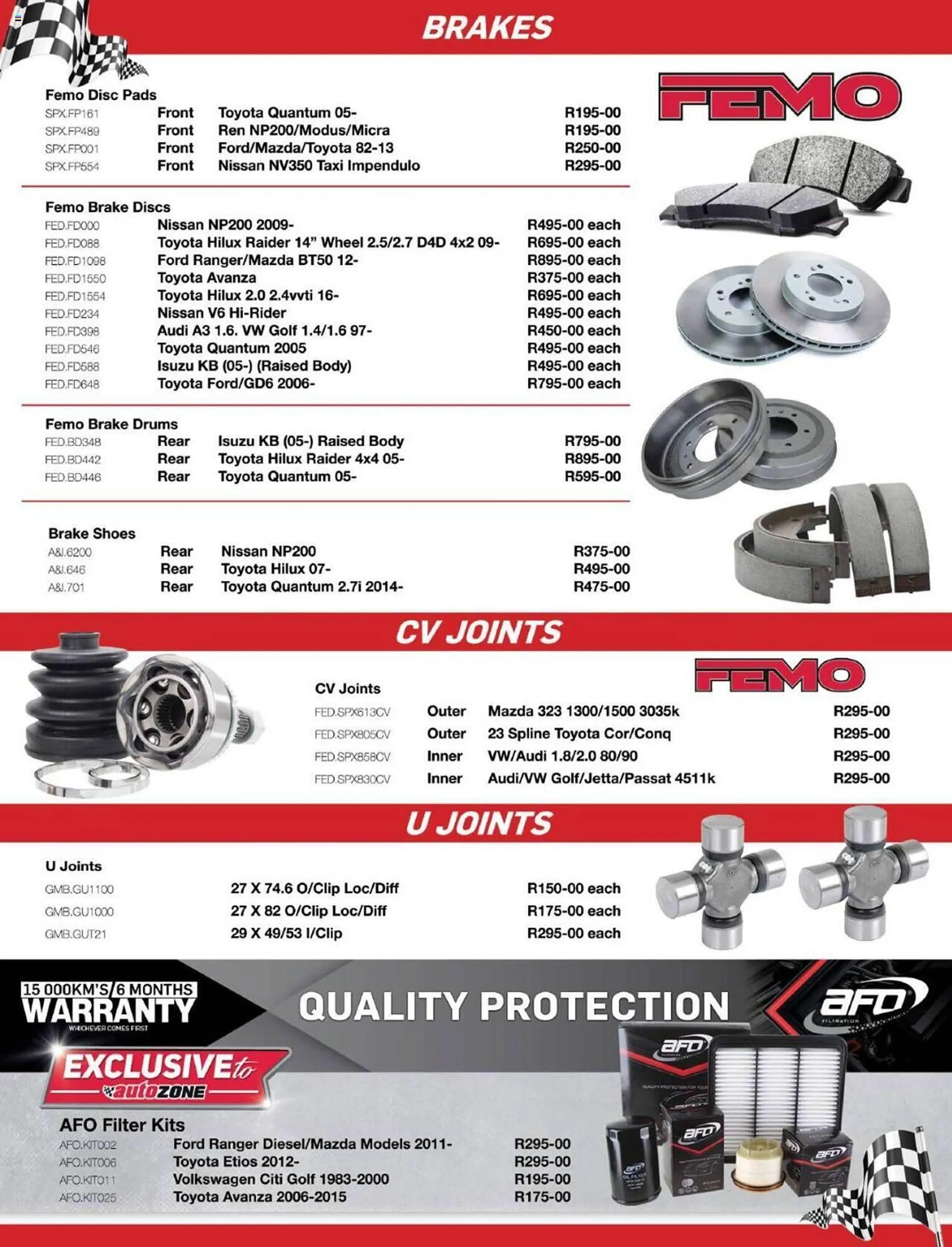 AutoZone catalogue - 2