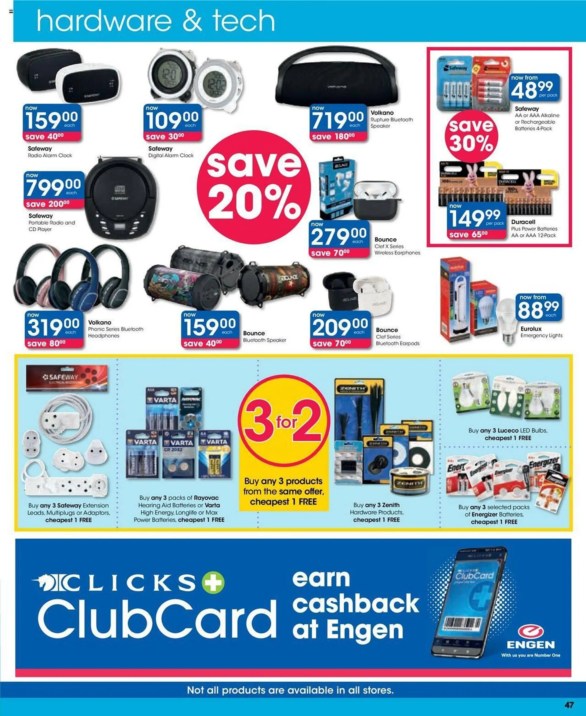 Clicks catalogue from 18 April to 6 May 2024 - Catalogue Page 47