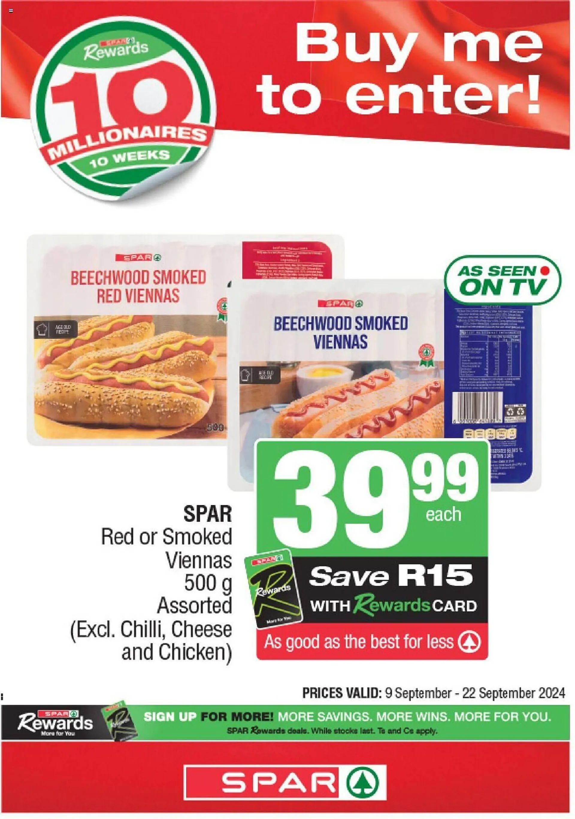 Spar catalogue from 9 September to 22 September 2024 - Catalogue Page 14