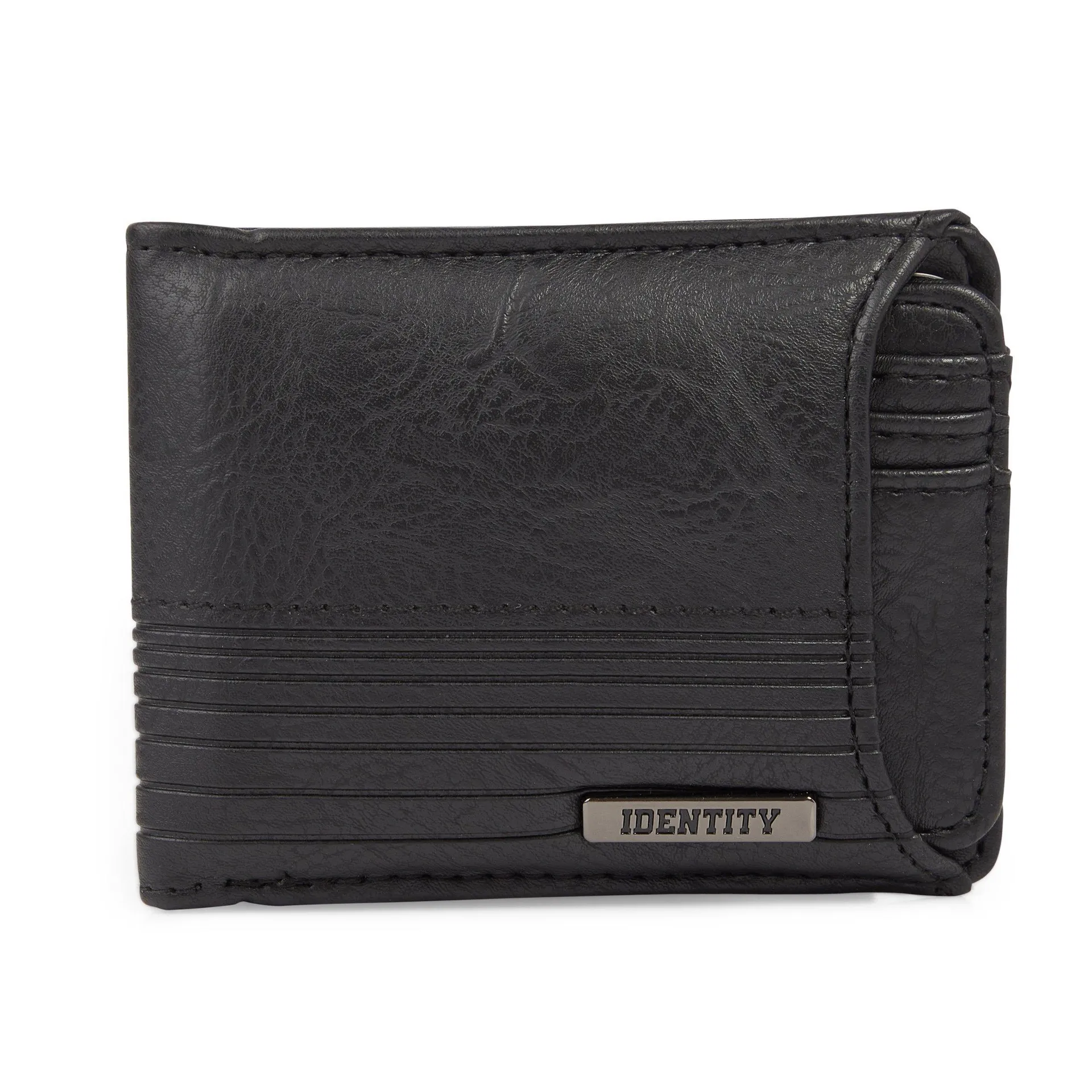 Black Removeable Cardholder Wallet