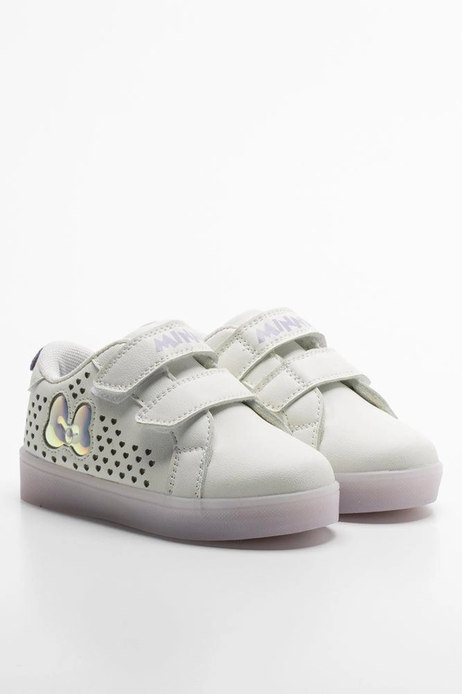 Minnie Mouse Light Up Sneaker White