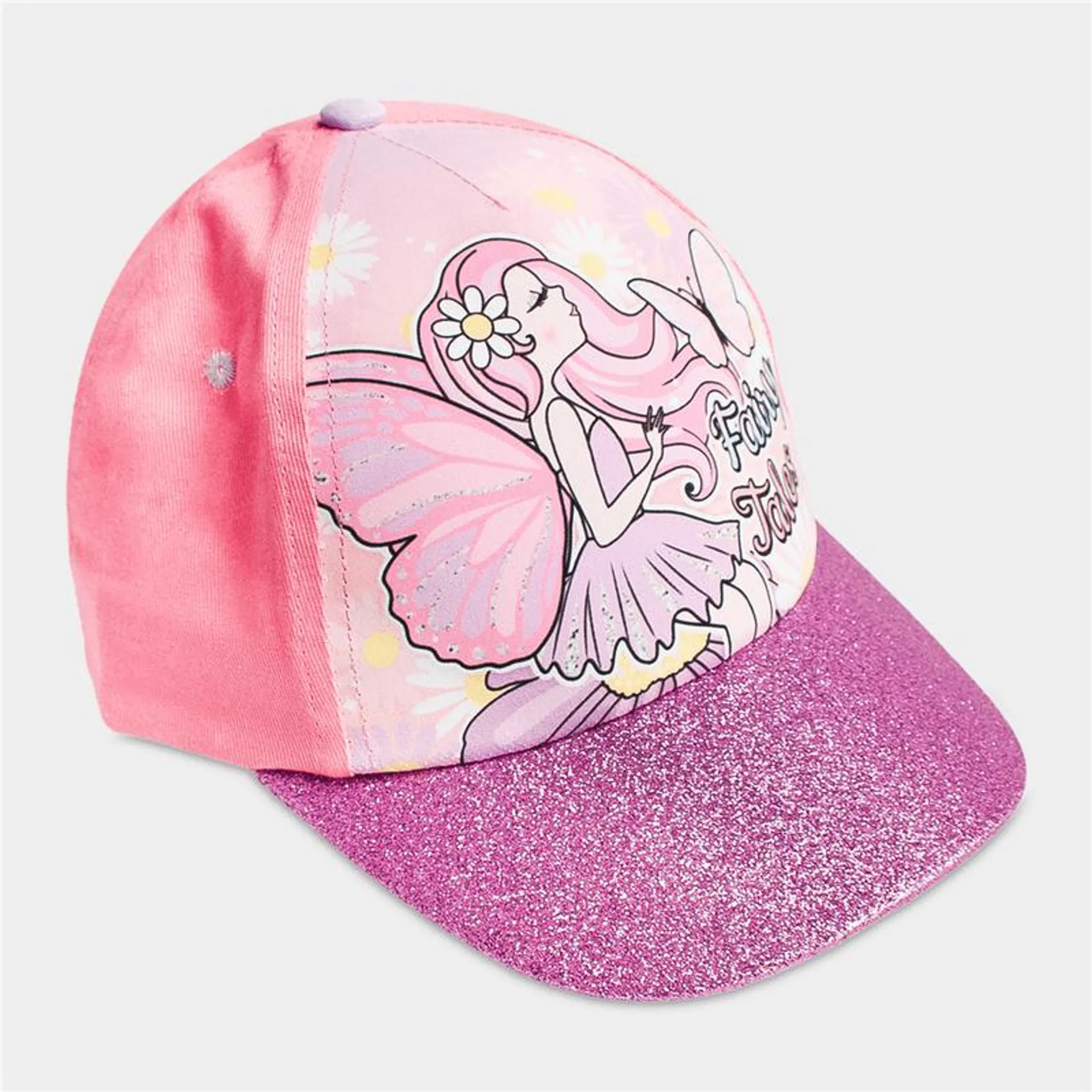 Girl's Character Group Purple Flower Fairy Peak Cap