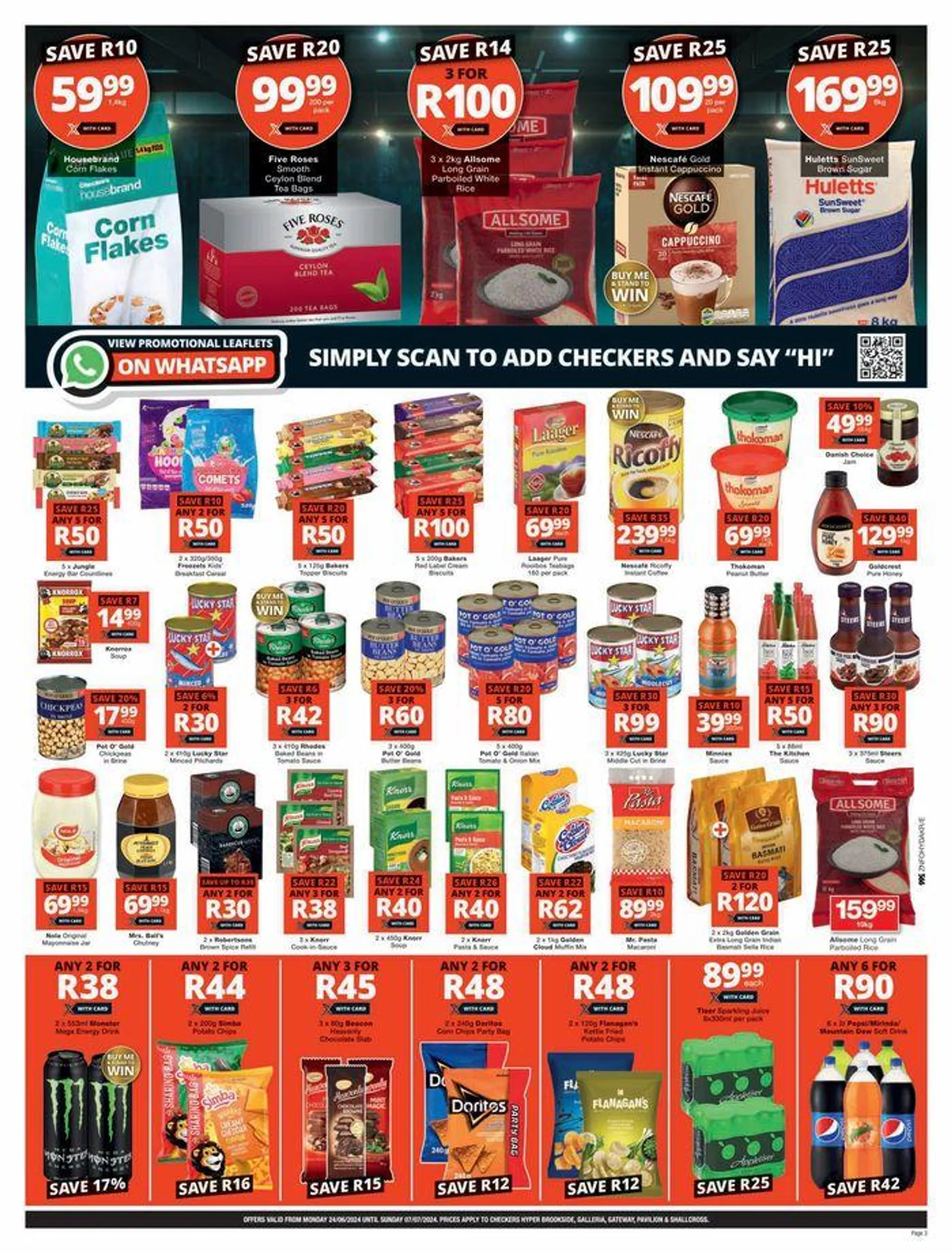Checkers XXL Savings from 24 June to 7 July 2024 - Catalogue Page 3