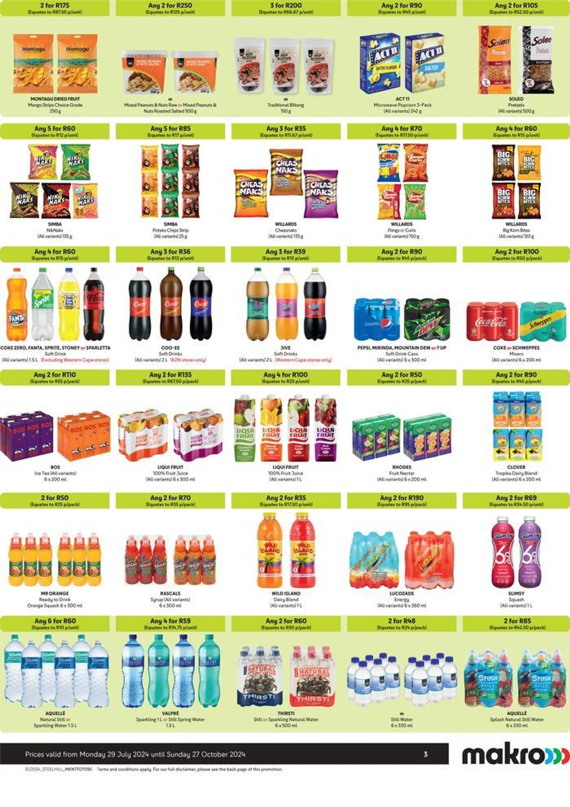 Makro : More 4 Less from 29 July to 27 October 2024 - Catalogue Page 3