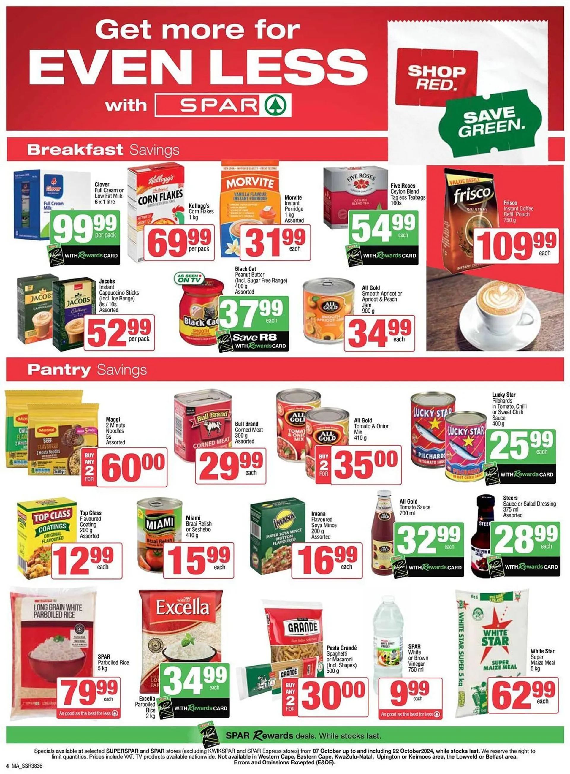 Spar catalogue from 7 October to 22 October 2024 - Catalogue Page 4