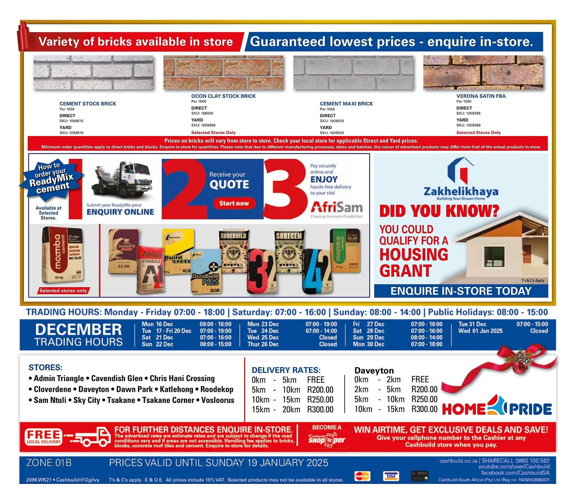 Cashbuild catalogue from 18 November to 19 January 2025 - Catalogue Page 12