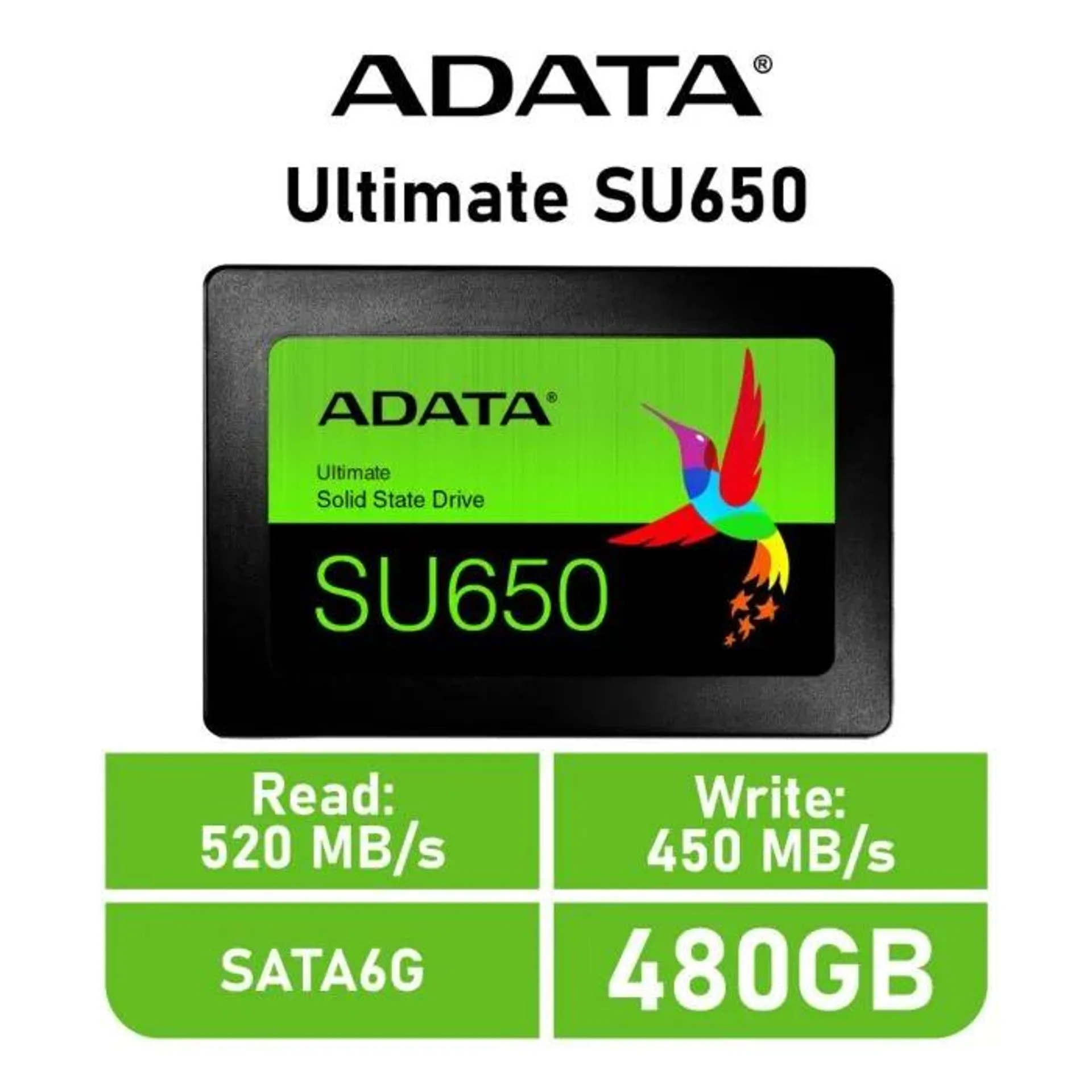 ADATA Ultimate SU650 480GB SATA6G ASU650SS-480GT-R 2.5" Solid State Drive