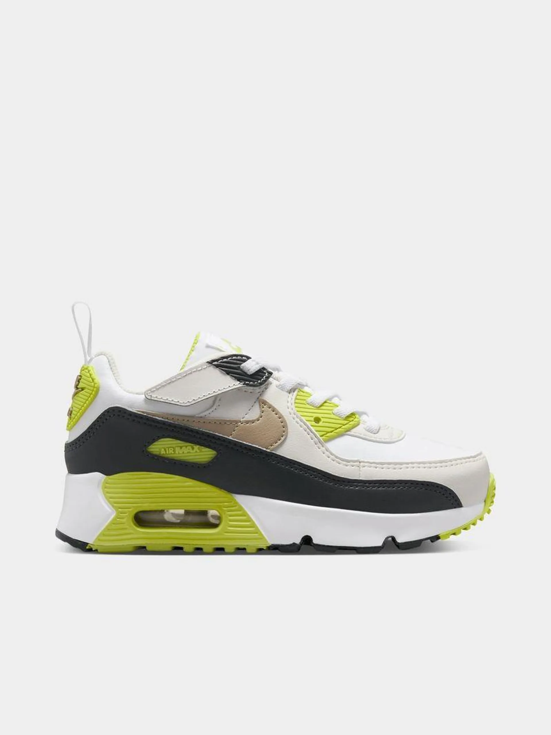 Nike Kids Air Max 90 White/Green Sneaker