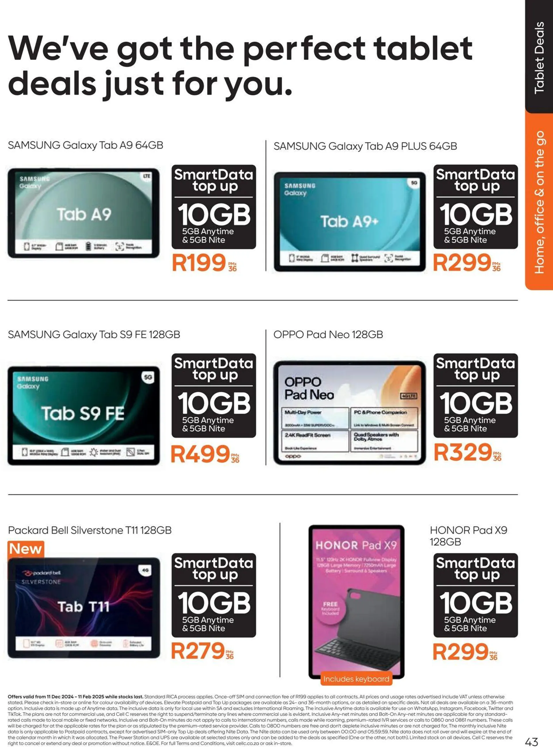 Cell C Current catalogue from 4 December to 18 December 2024 - Catalogue Page 43