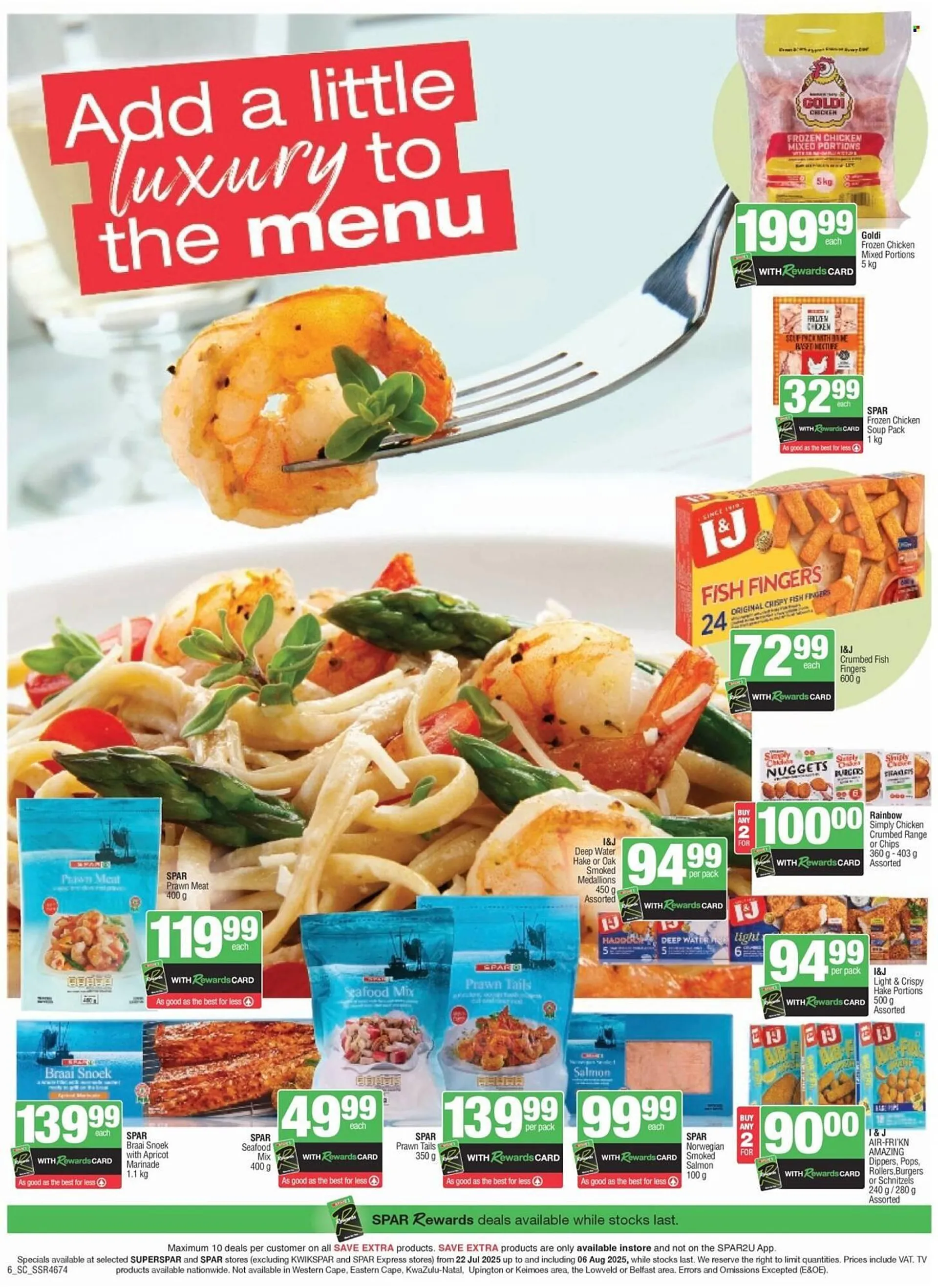 Spar catalogue from 22 July to 6 August 2025 - Catalogue Page 1