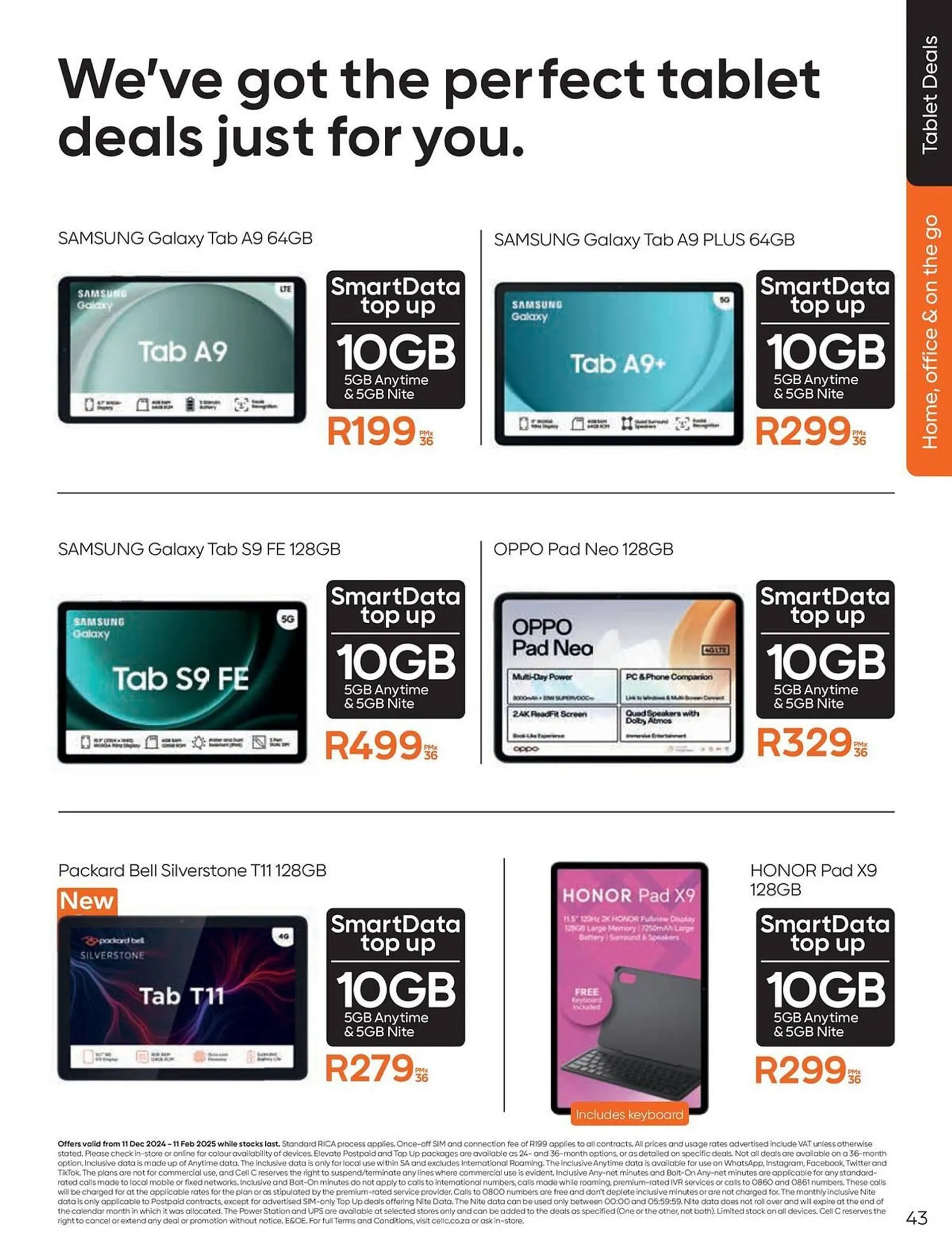 Cell C catalogue from 12 December to 11 February 2025 - Catalogue Page 43