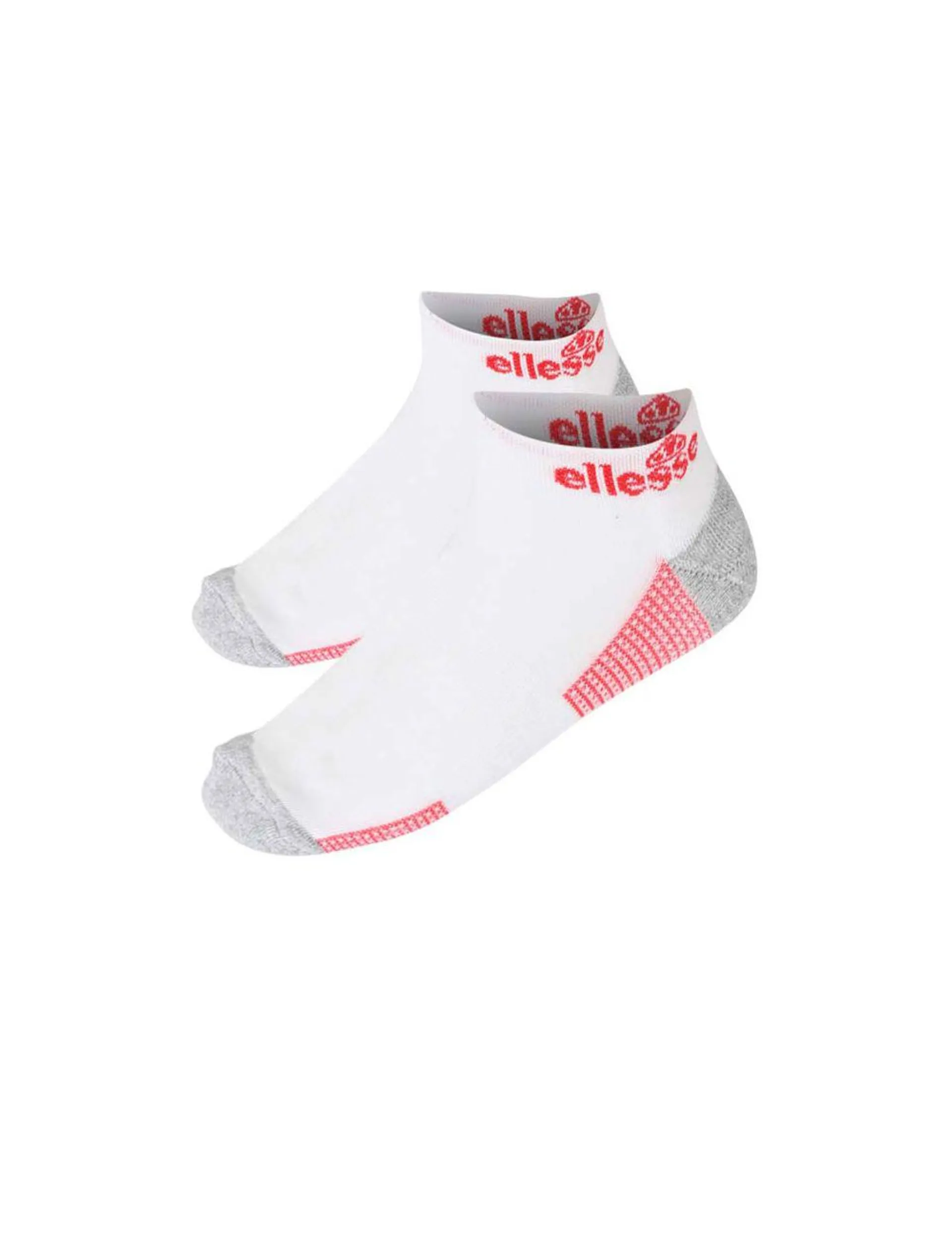 ellesse Trainer Liner Logo Print Socks Mens White
