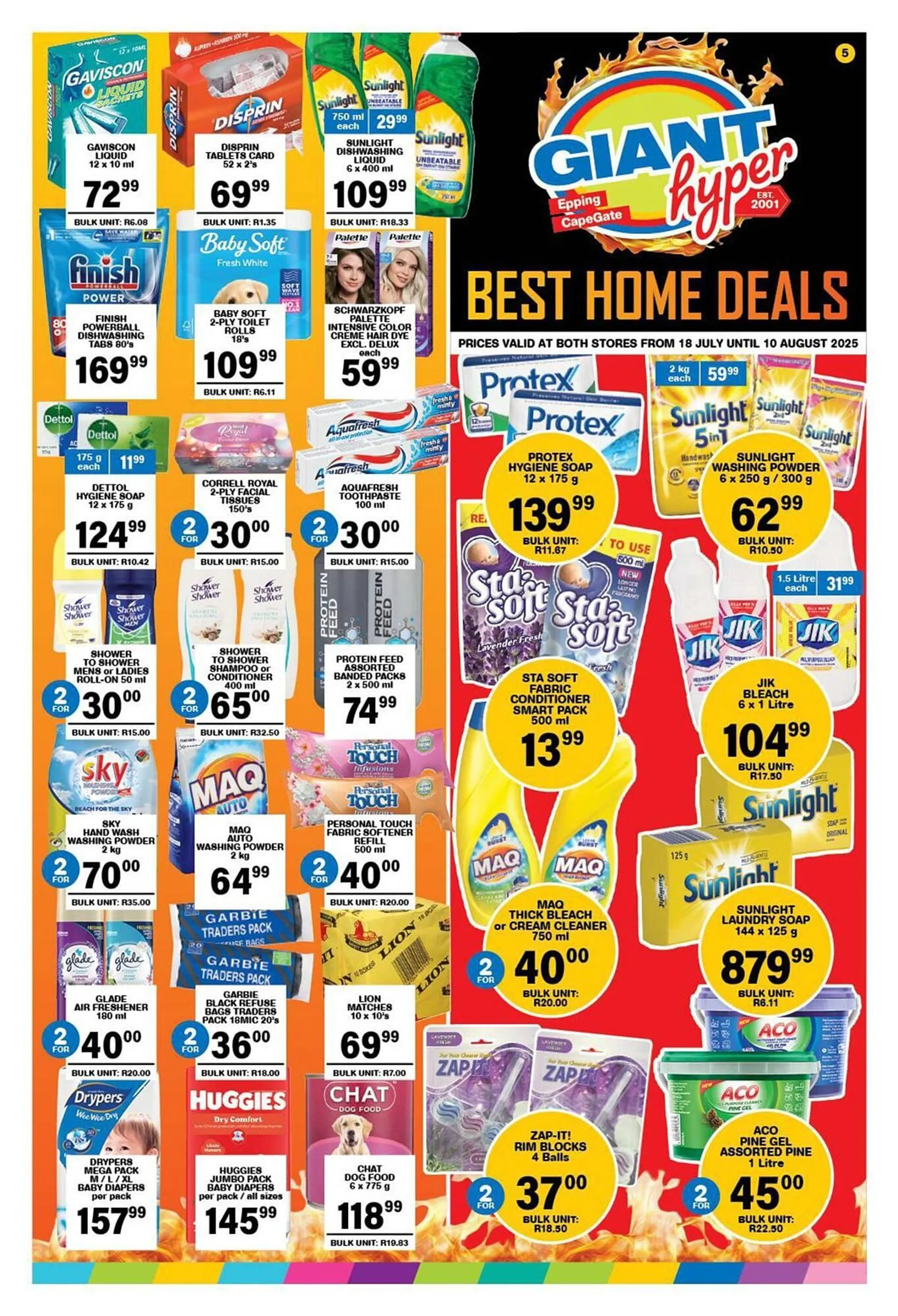 Giant Hyper catalogue from 18 July to 11 August 2025 - Catalogue Page 1