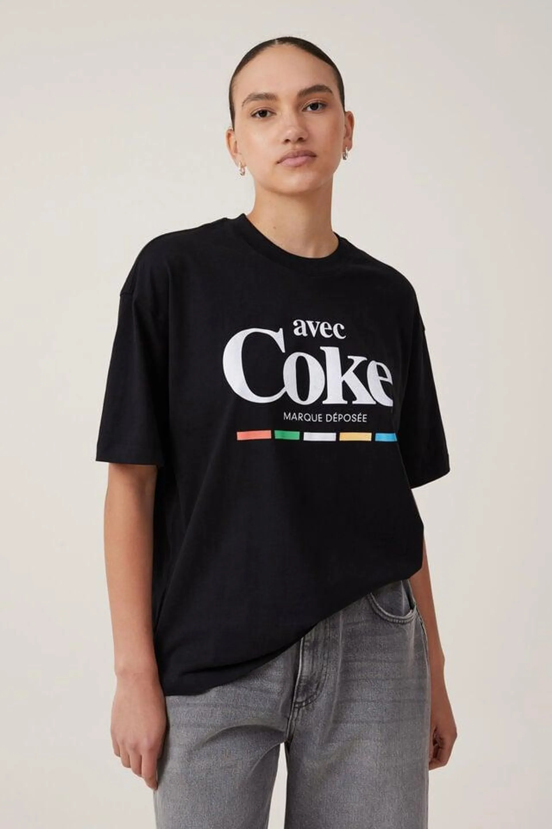 Coca Cola Boxy Graphic Tee