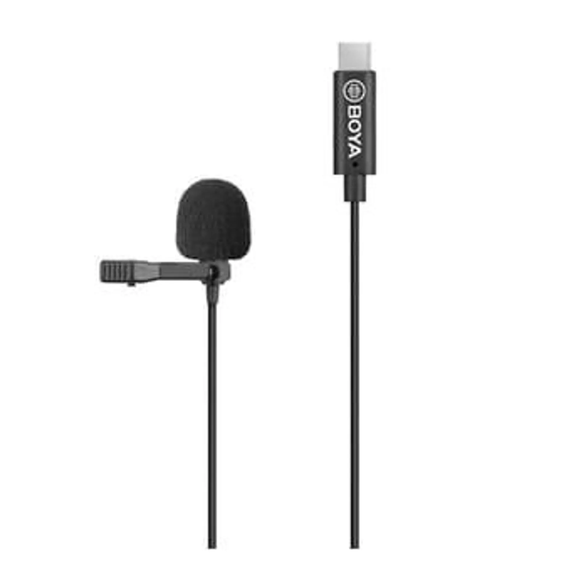 Boya BY-M3 Clip-On Lavalier Microphone with USB-C Connection