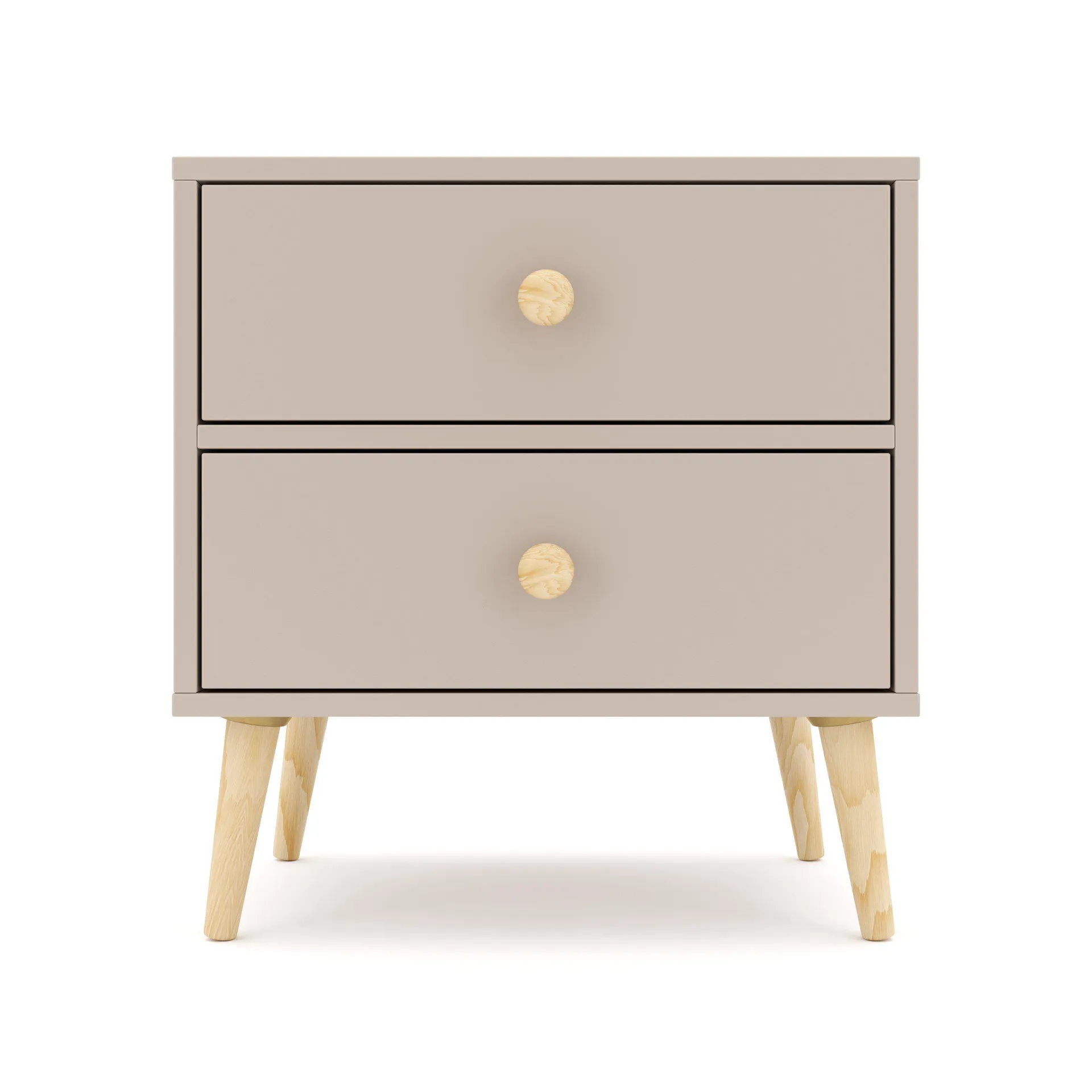 BAM! Impression Two Drawer Bedside Table - Congo