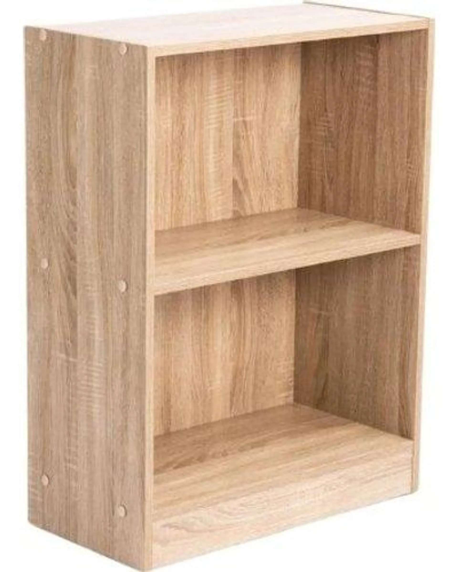 Cyrus 2 Shelf Bookcase (Oak)