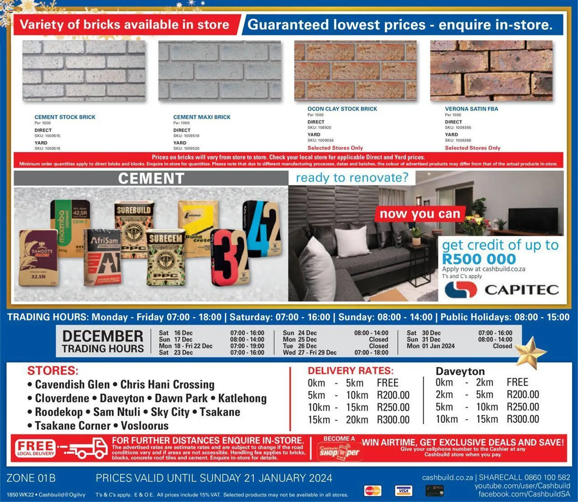 Cashbuild catalogue from 19 November to 21 January 2024 - Catalogue Page 12