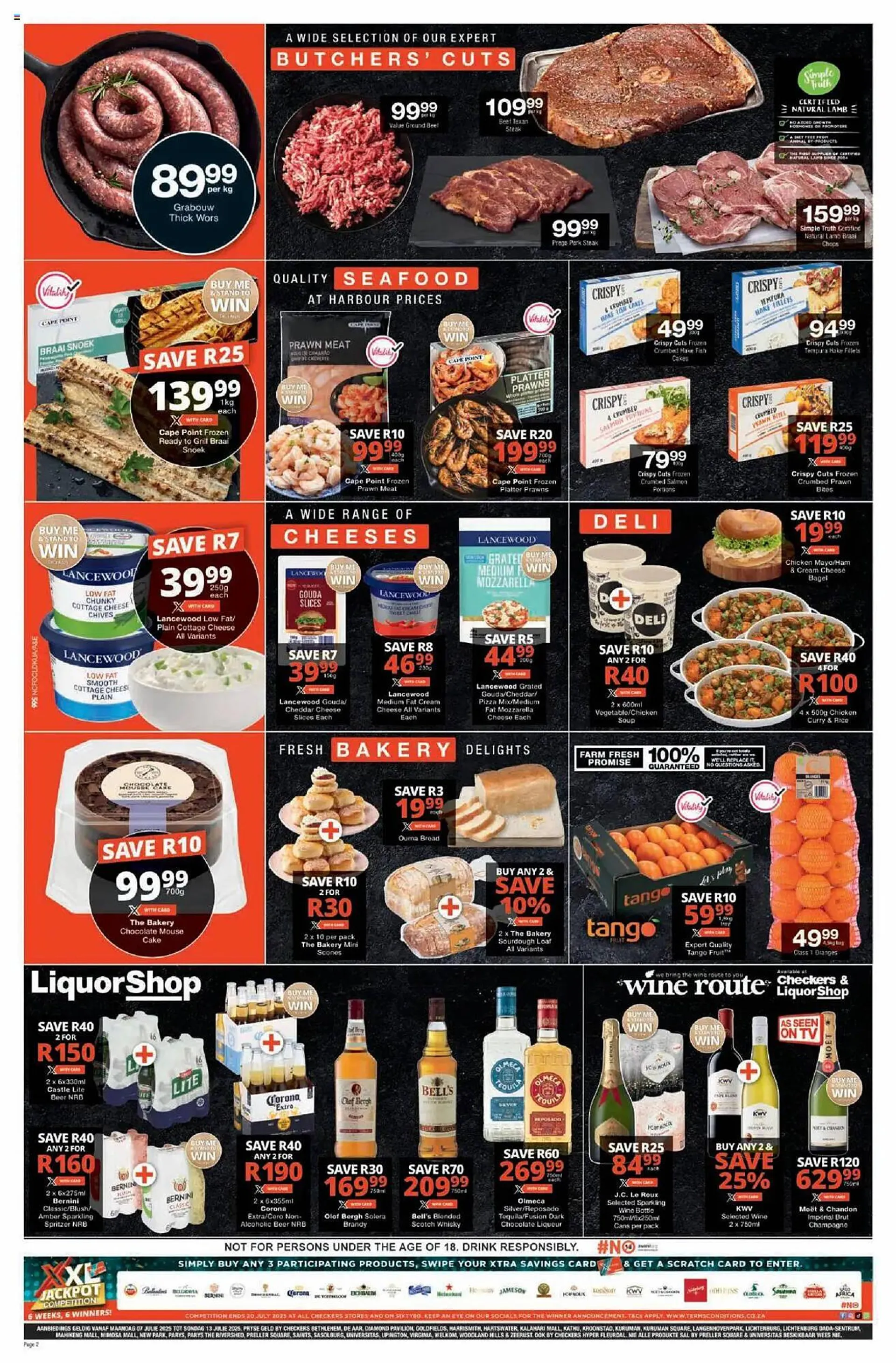 Checkers catalogue from 7 July to 13 July 2025 - Catalogue Page 1