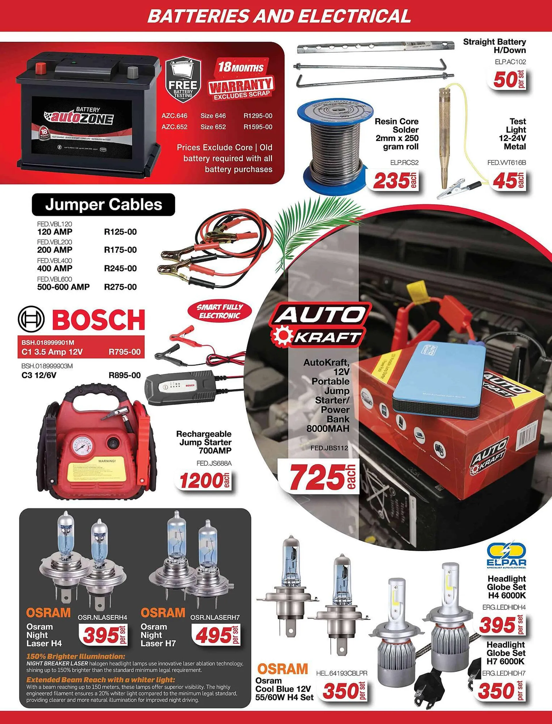 AutoZone catalogue from 22 August to 2 September 2024 - Catalogue Page 5