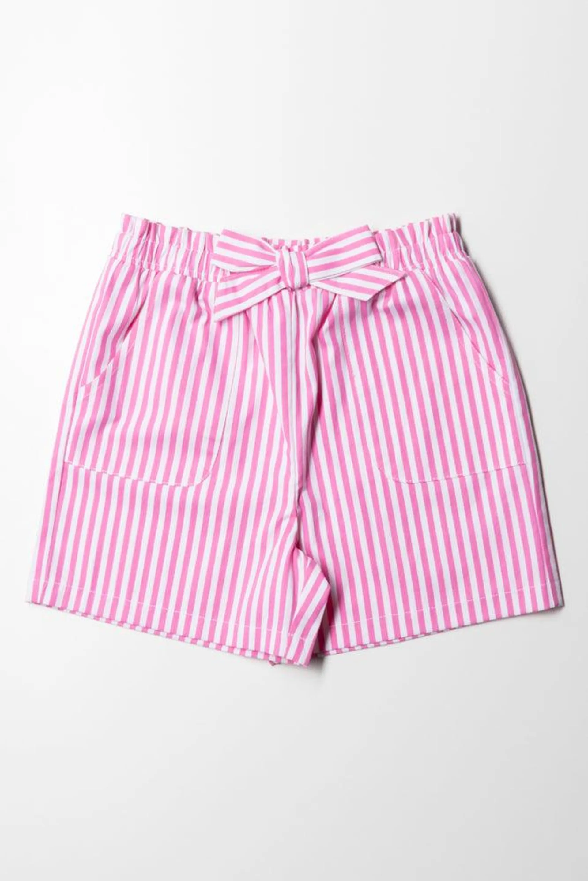 Shorts Pink & White