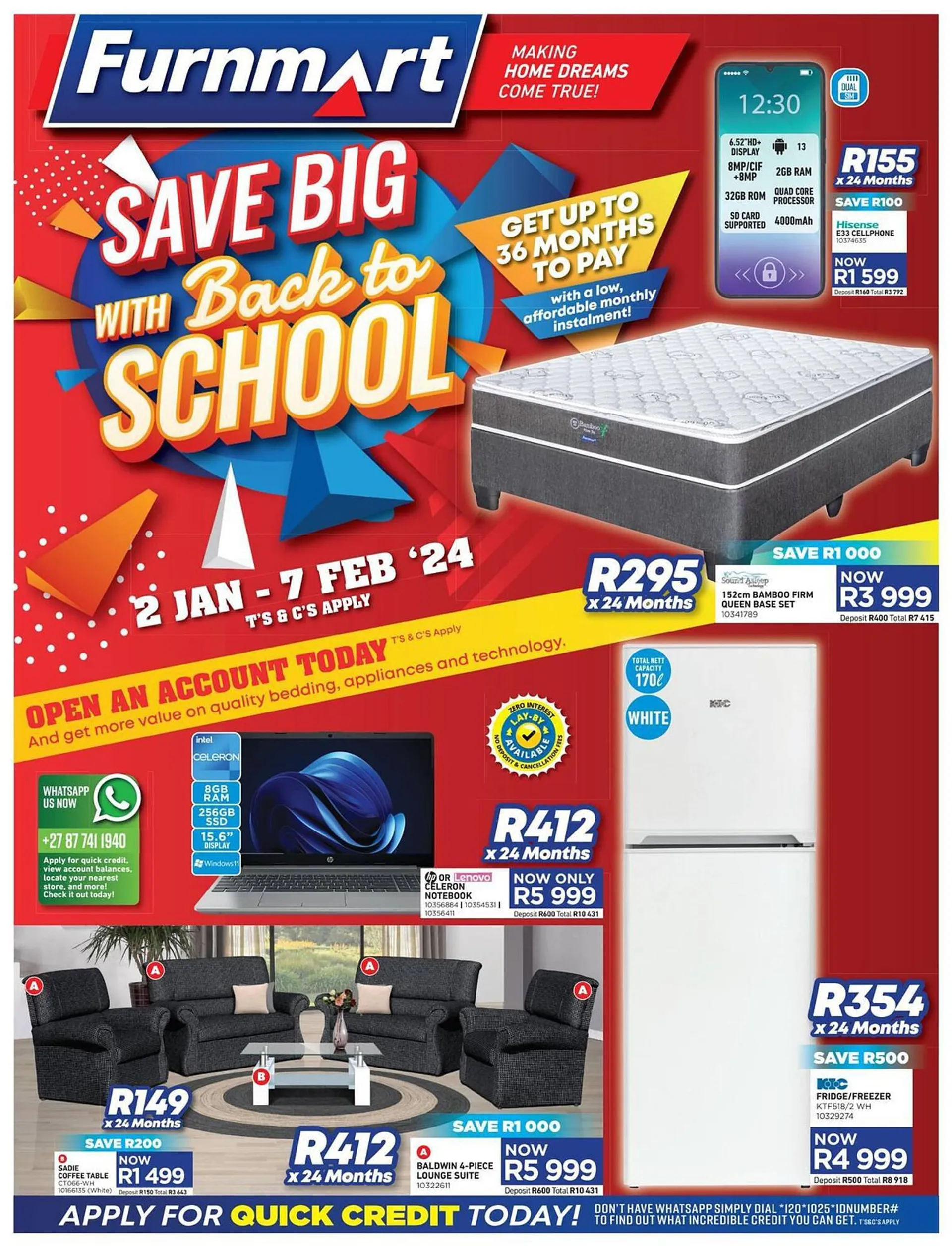 Furnmart catalogue from 2 January to 7 February 2024 - Catalogue Page 1