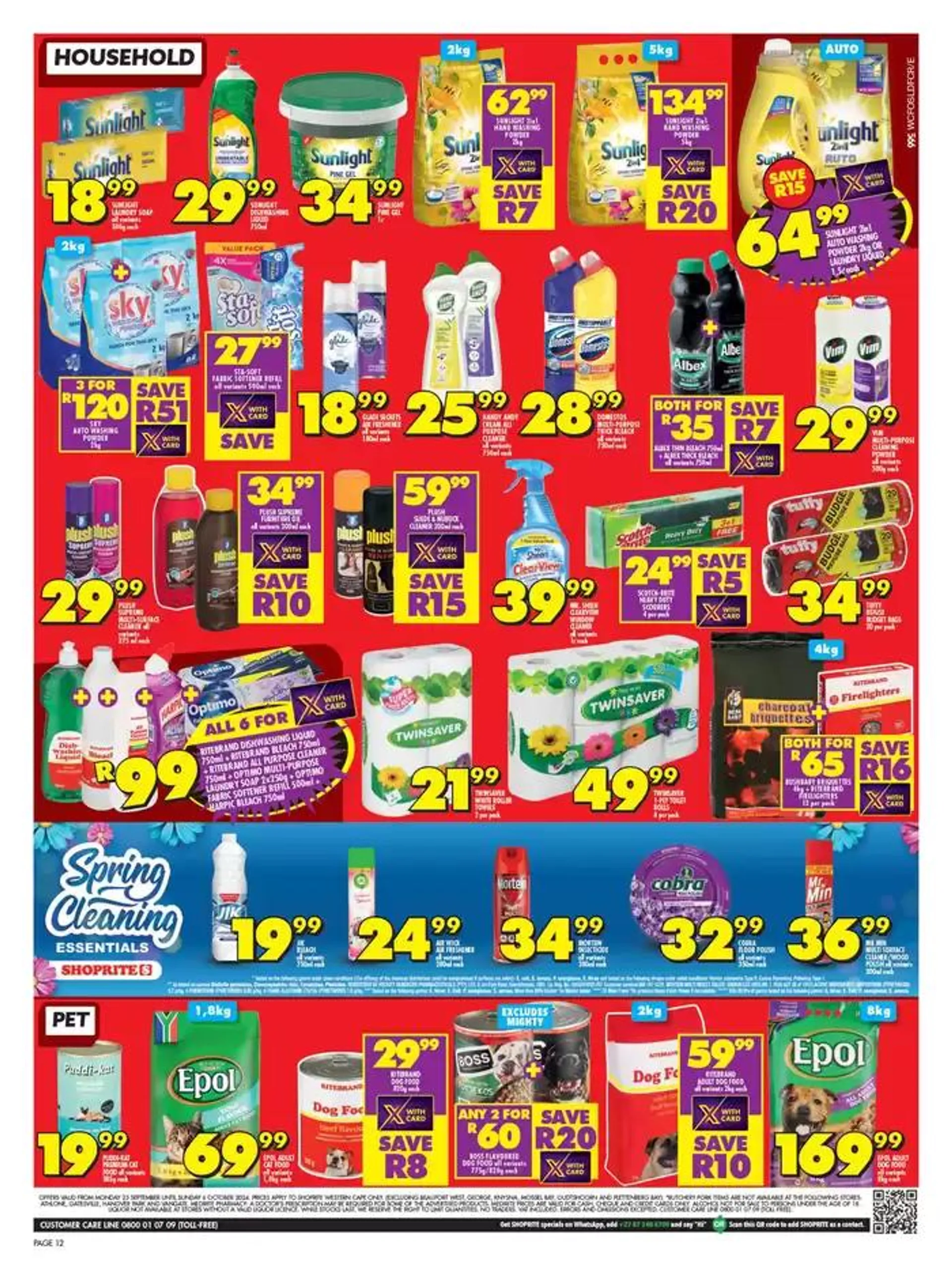 Shoprite Promise Western Cape  from 24 September to 6 October 2024 - Catalogue Page 12