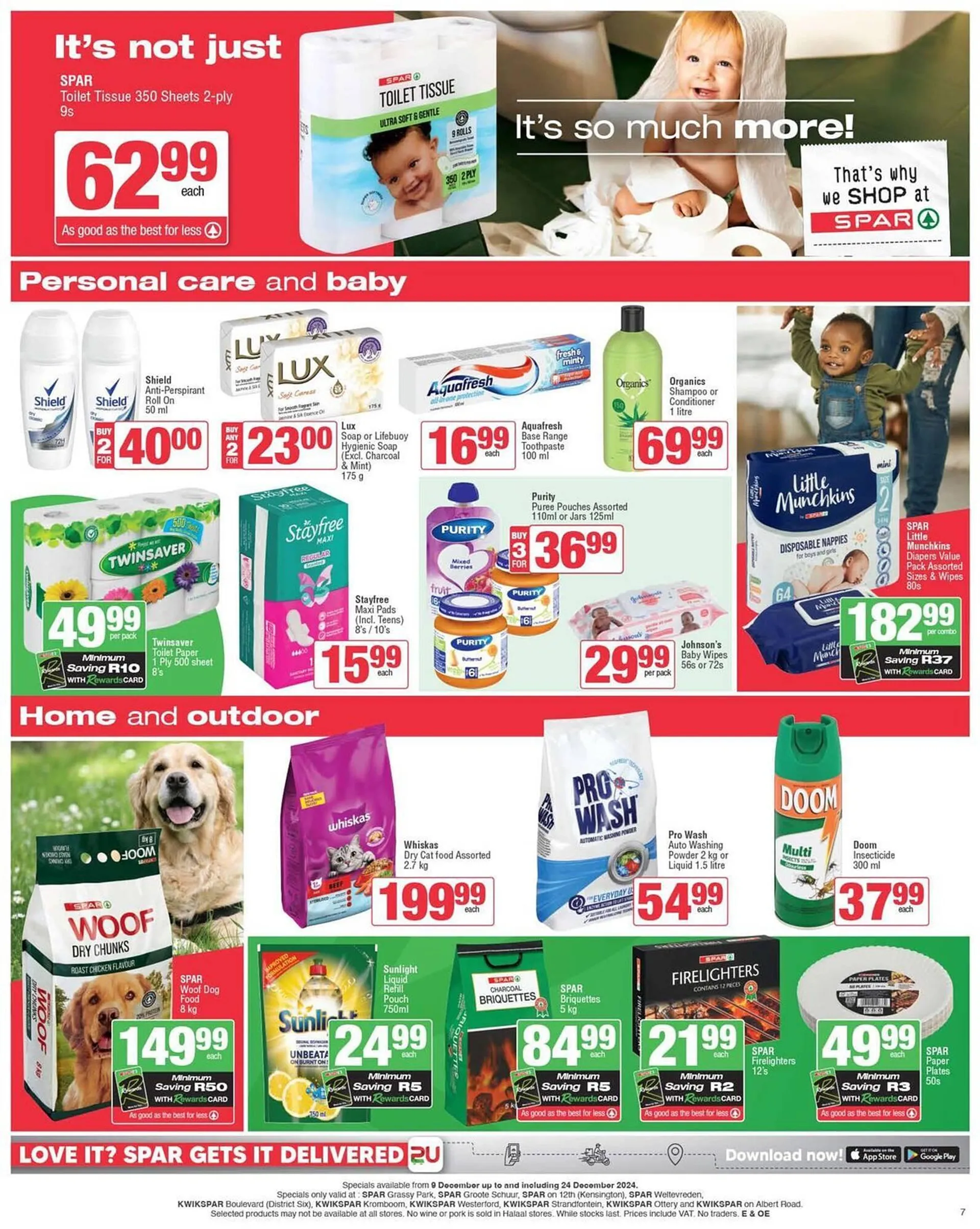 KwikSpar catalogue from 11 December to 24 December 2024 - Catalogue Page 7