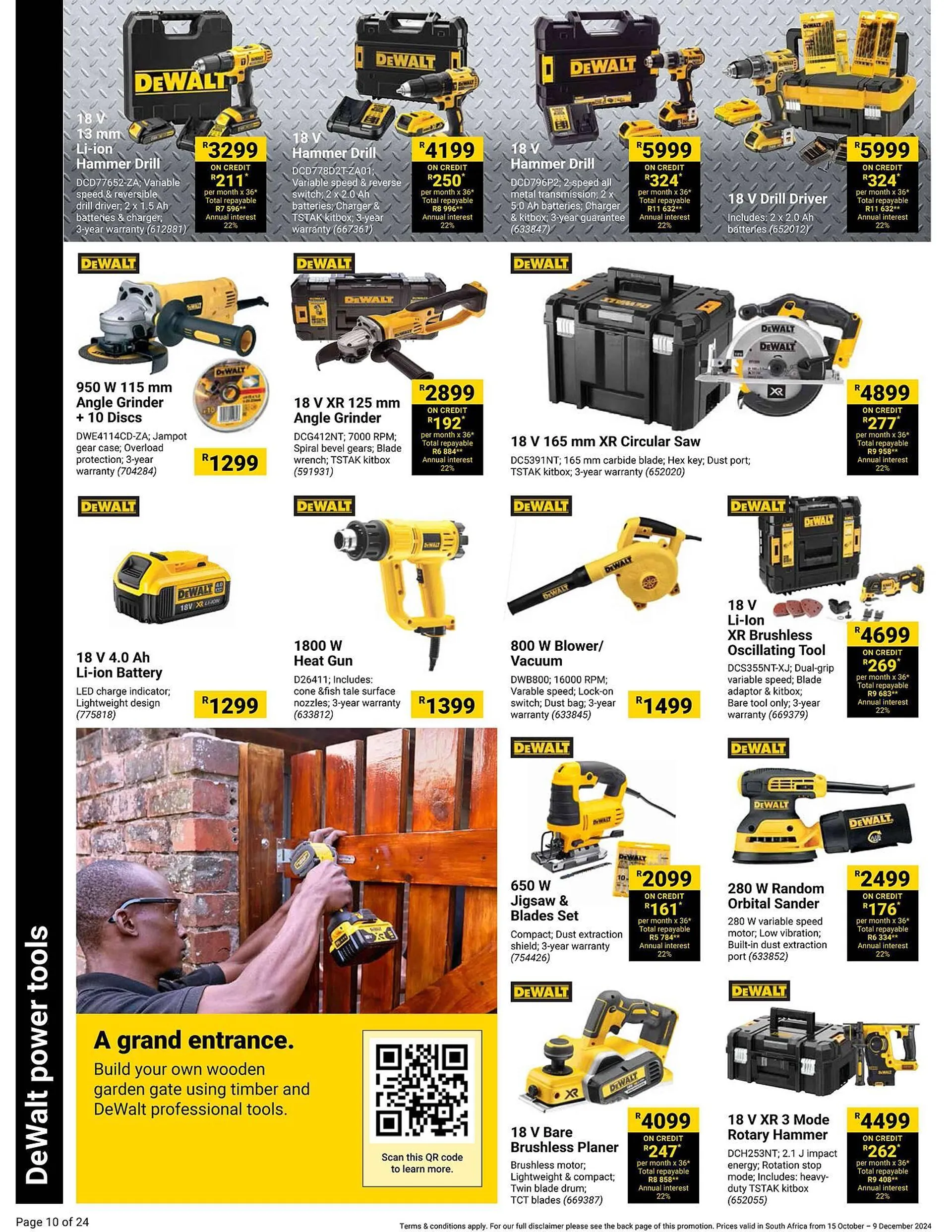 Builders Warehouse catalogue from 15 October to 9 December 2024 - Catalogue Page 10