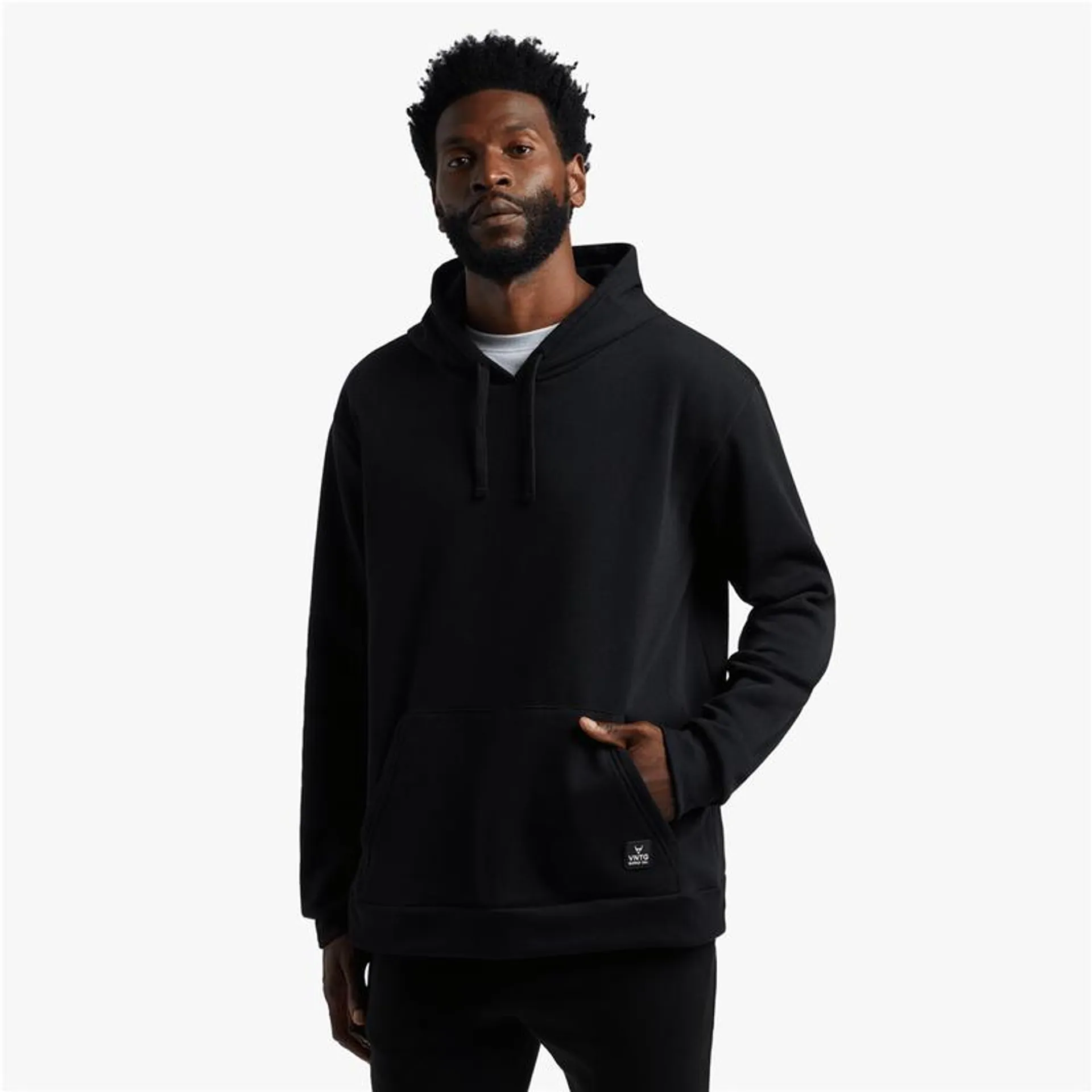 Men's Black Hooded Sweater