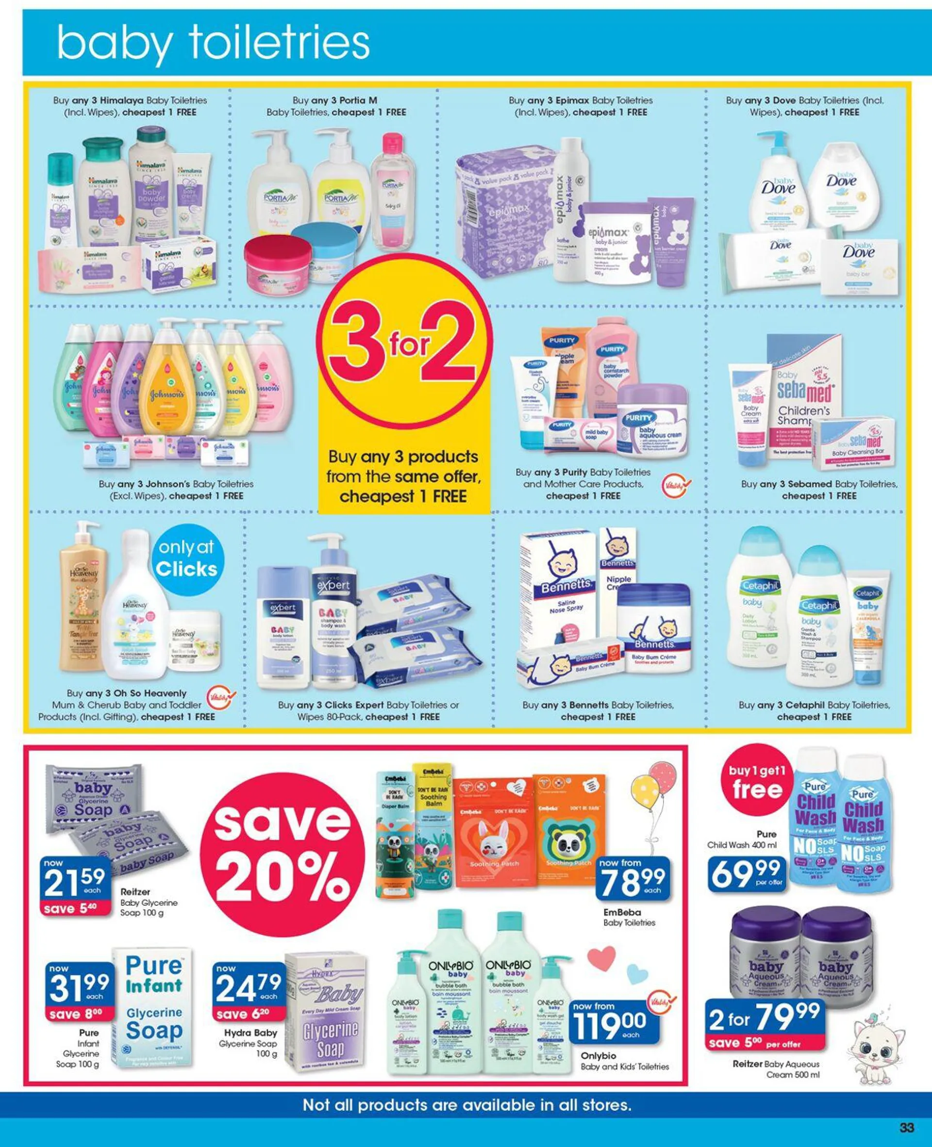 Clicks Current catalogue from 11 April to 25 April 2024 - Catalogue Page 33