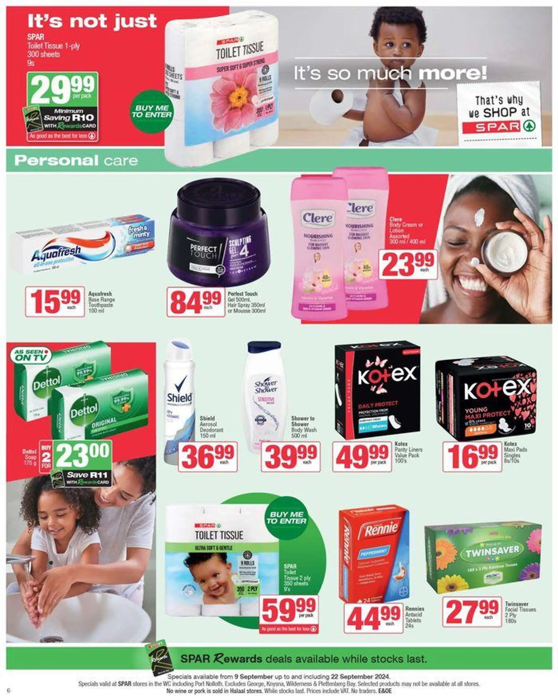 Specials Spar from 13 September to 22 September 2024 - Catalogue Page 6