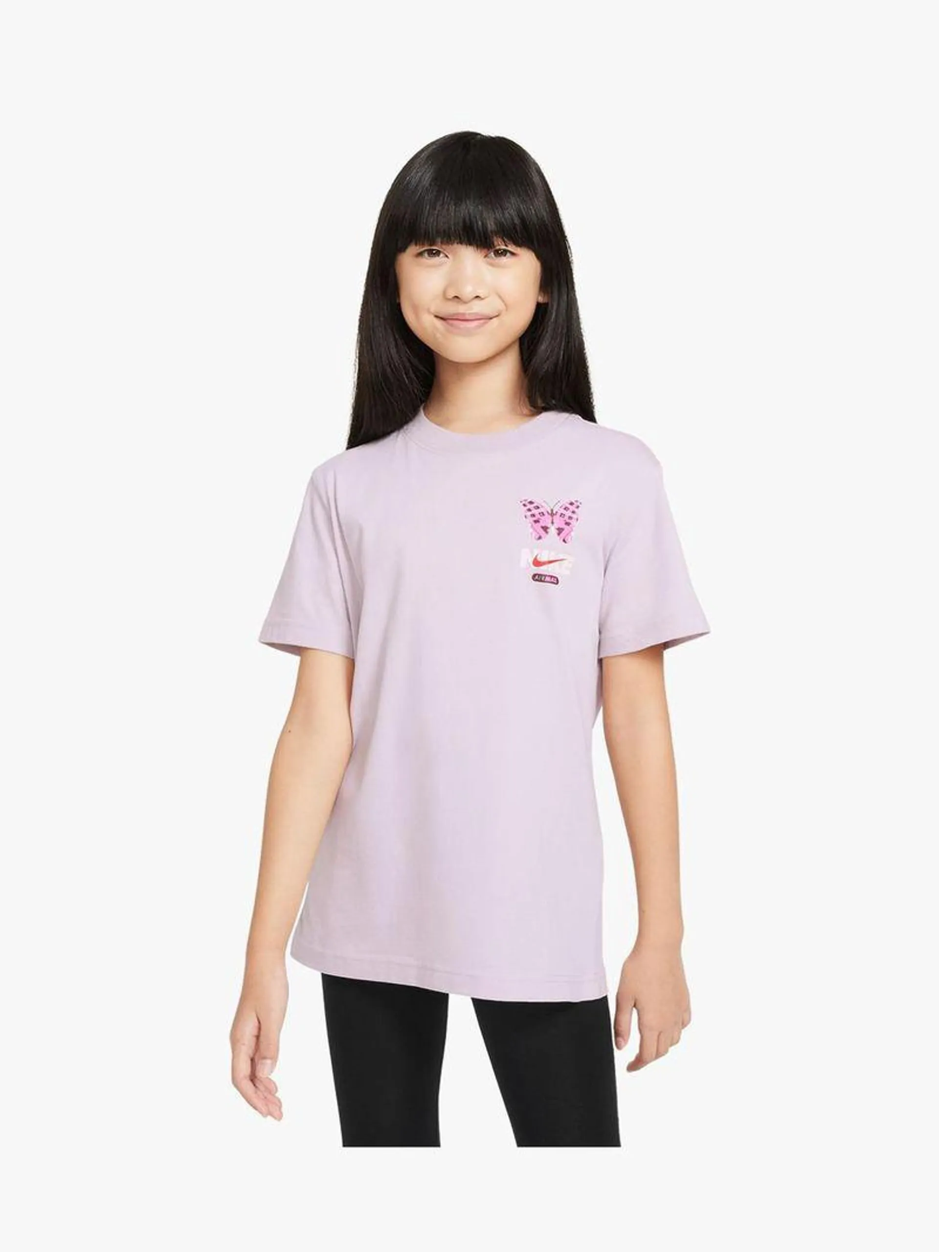 Nike Girls Youth NSW Violet T-shirt