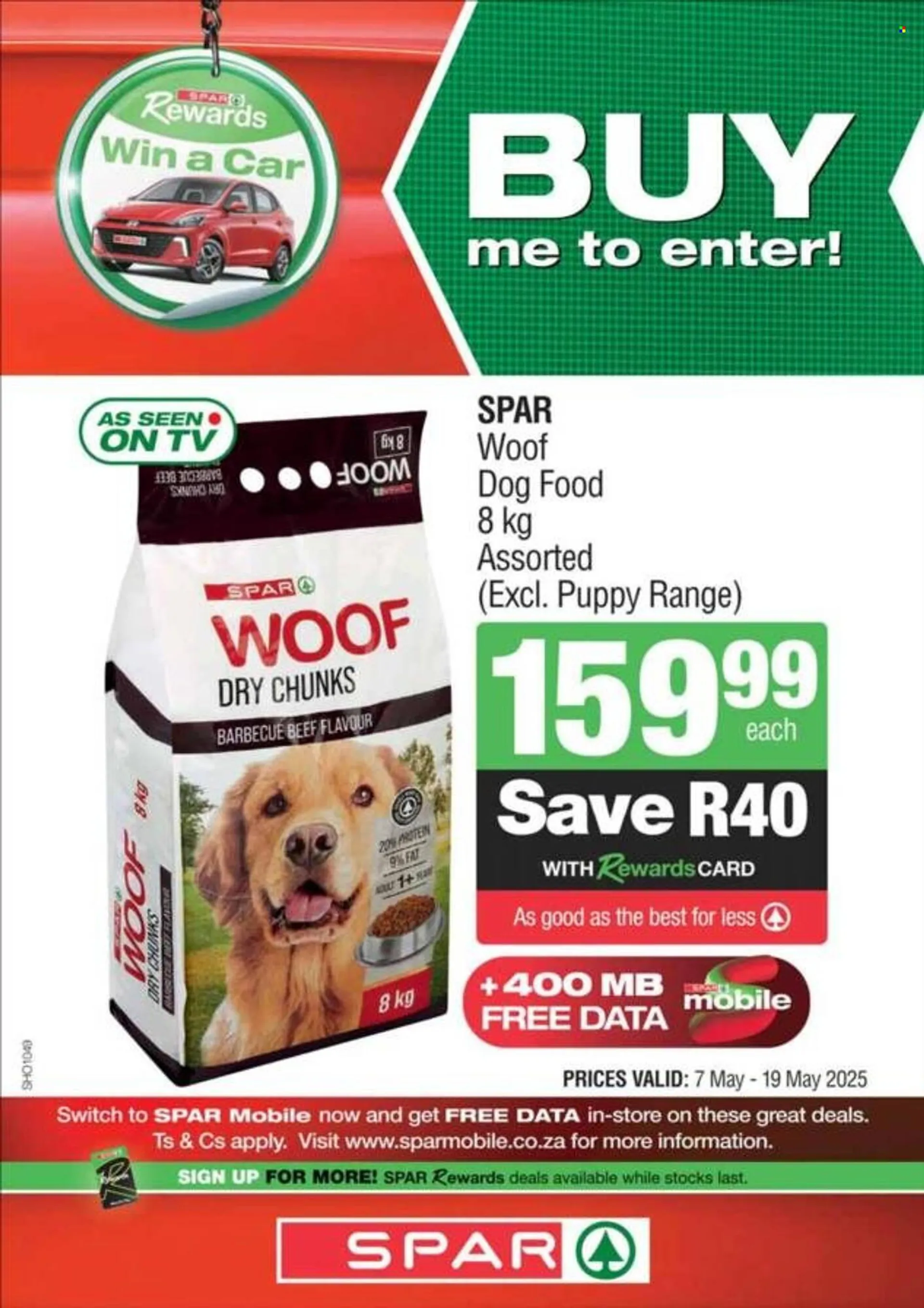 Spar catalogue from 7 May to 19 May 2025 - Catalogue Page 1
