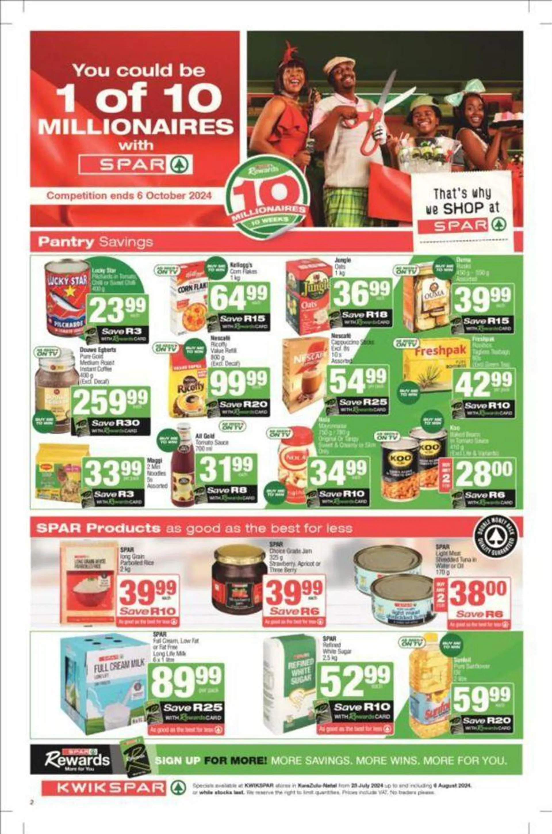 KwikSpar weekly specials from 25 July to 6 August 2024 - Catalogue Page 2