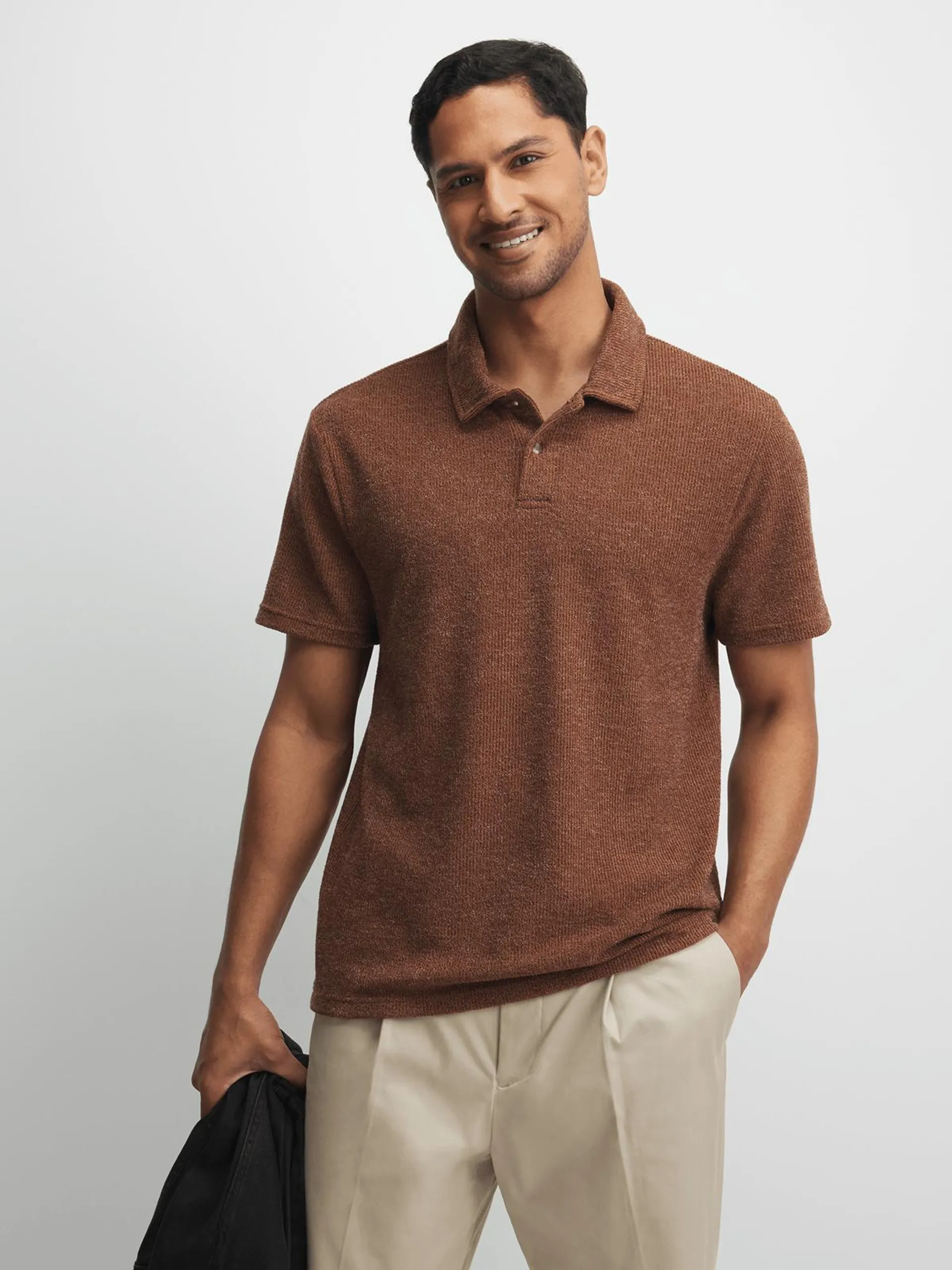 Men's Brown Jersey Golfer